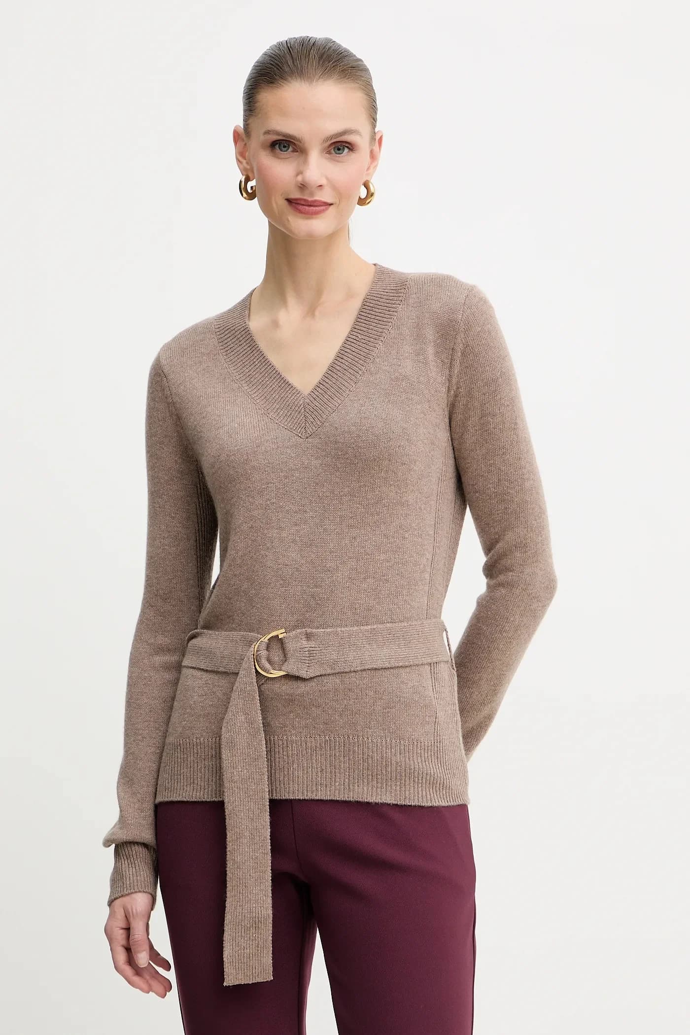 шерстяной свитер AFRAH