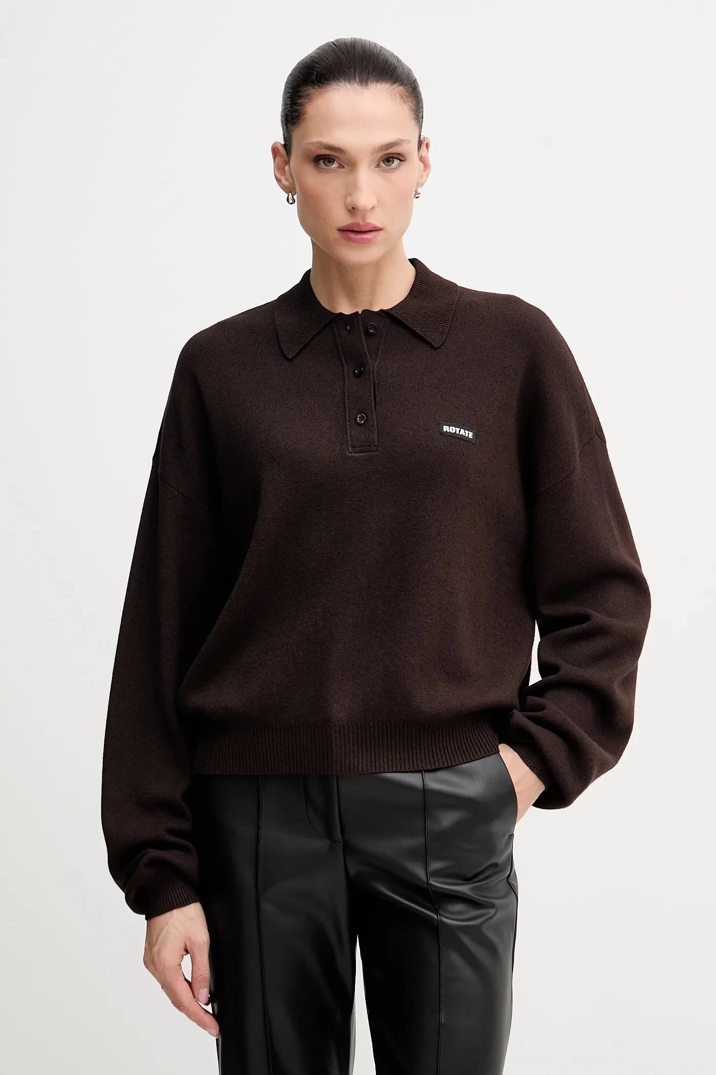 Свитер из смесовой шерсти