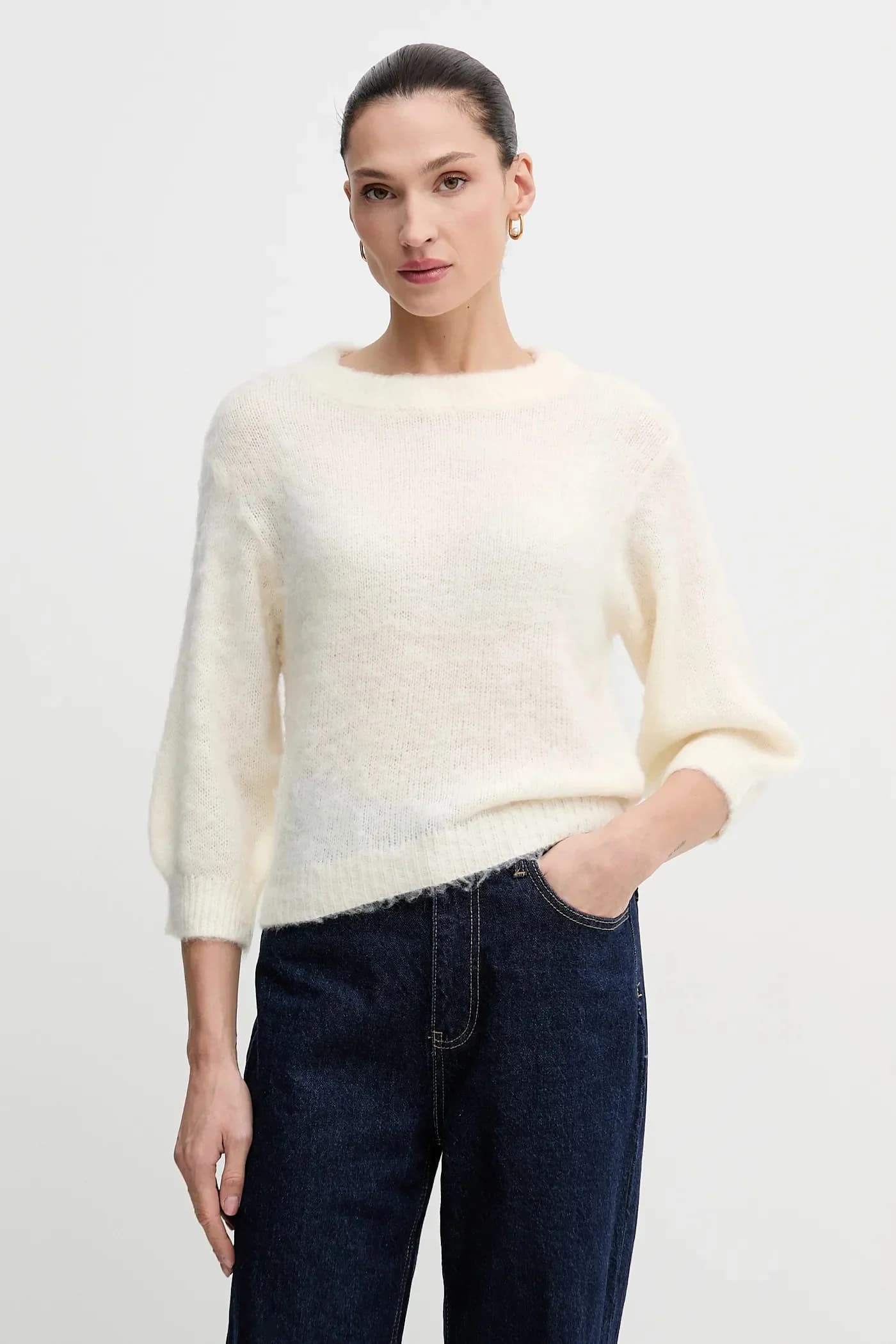 Свитер с мохером