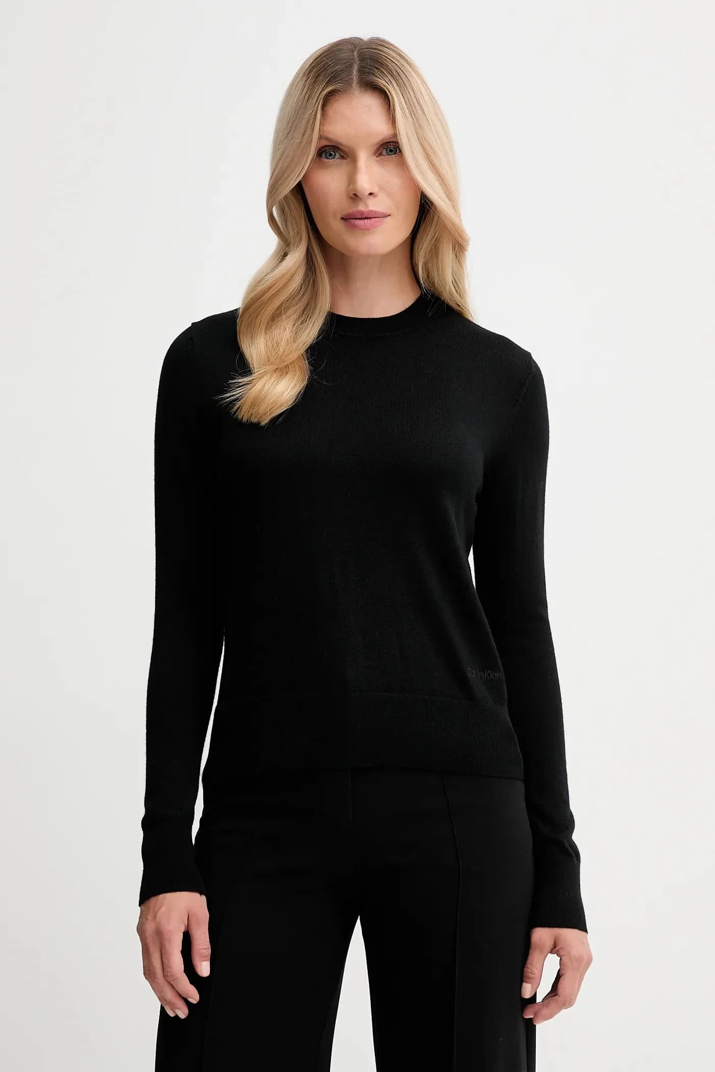 Свитер из смесовой шерсти