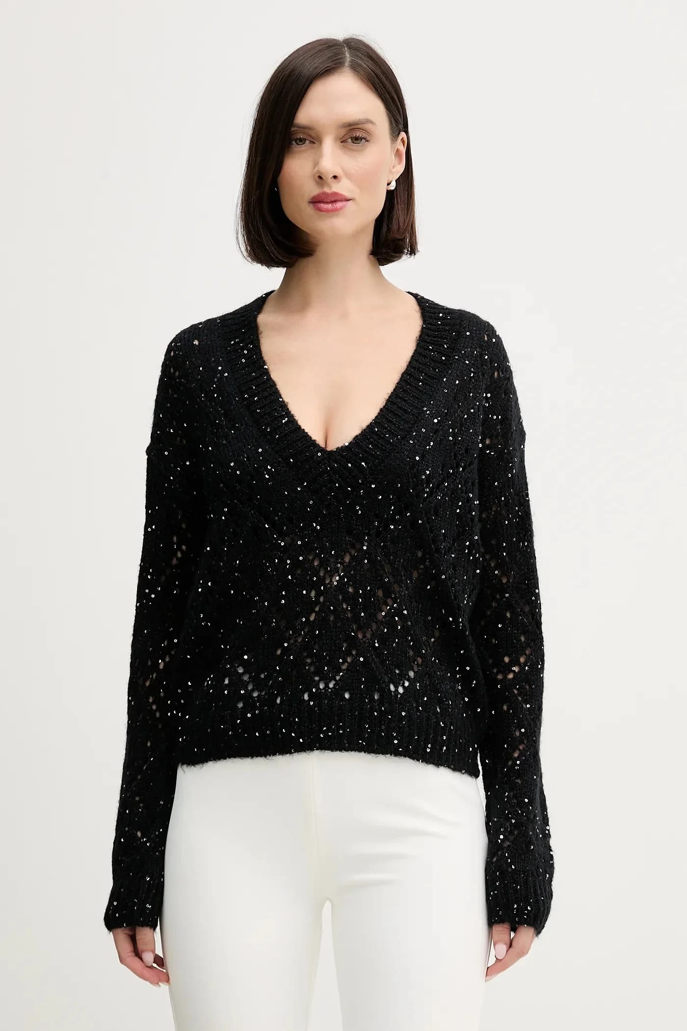 Свитер из смесовой шерсти