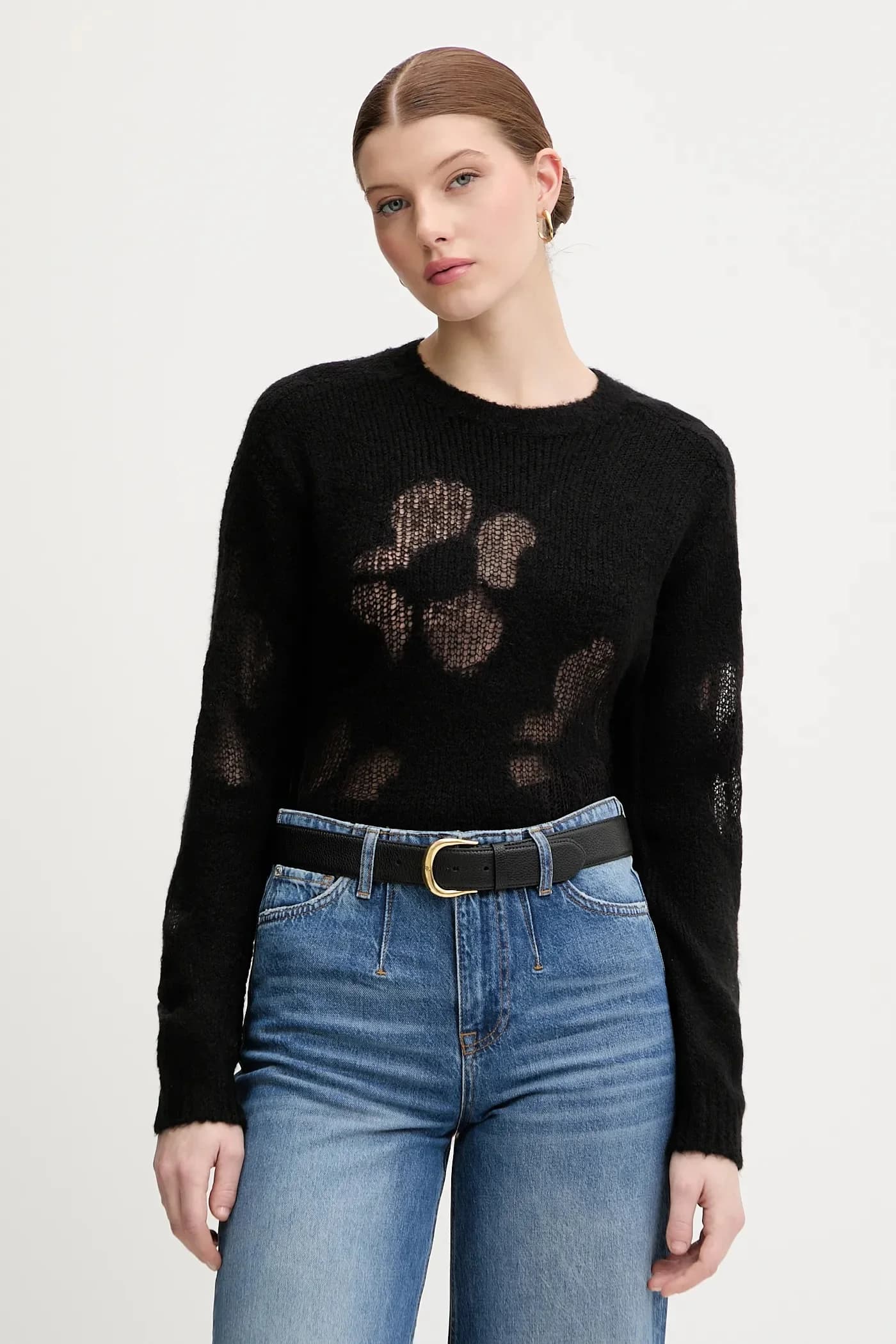 Свитер из смесовой шерсти