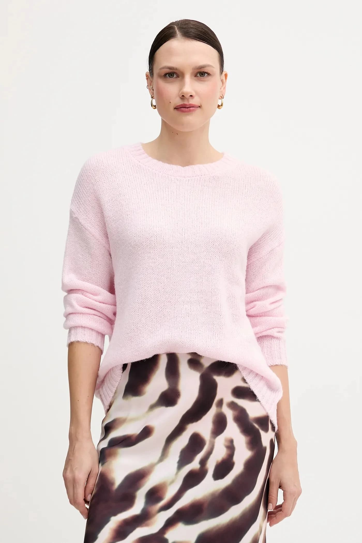 Свитер из смесовой шерсти