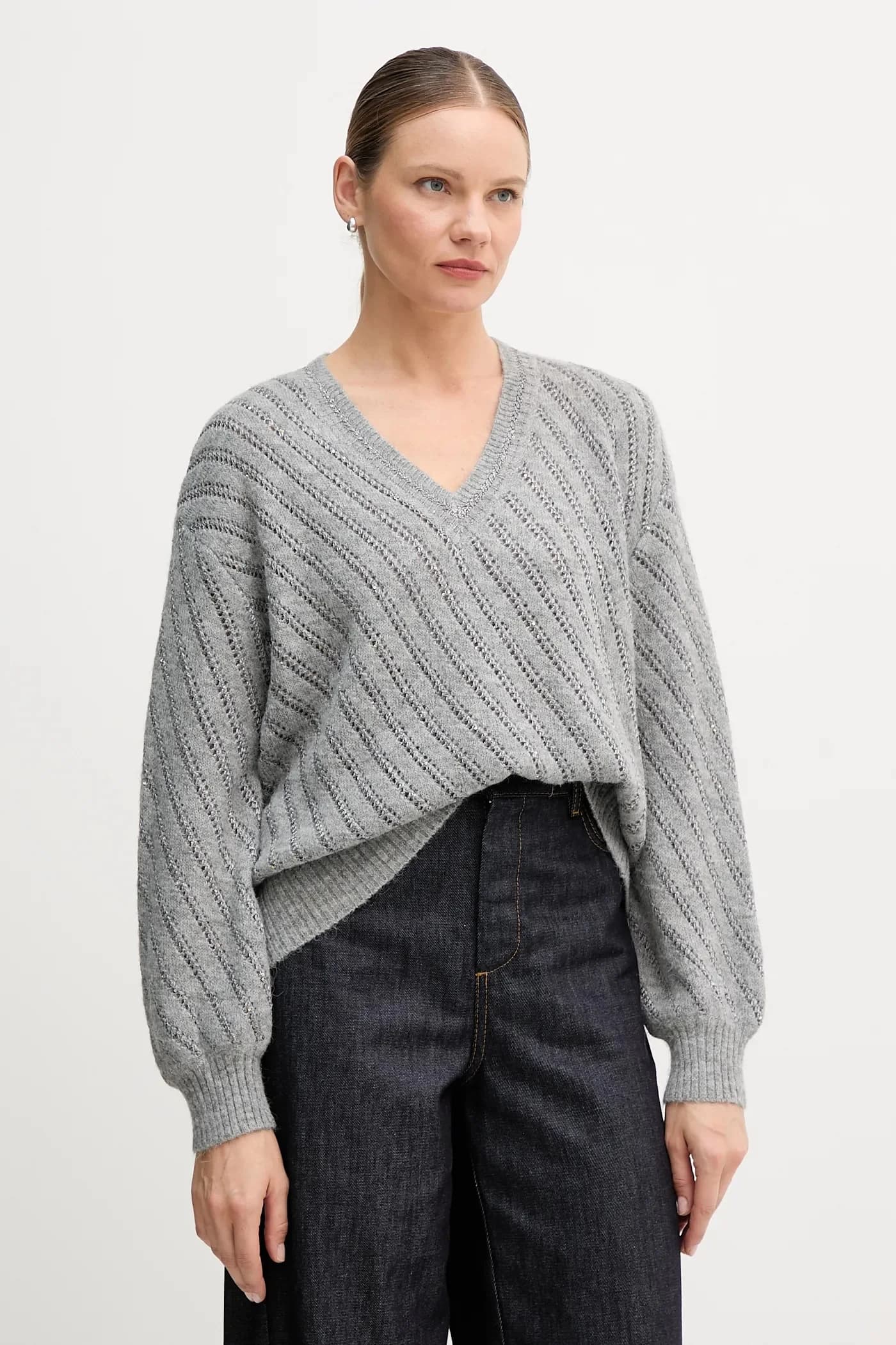 Свитер из смесовой шерсти