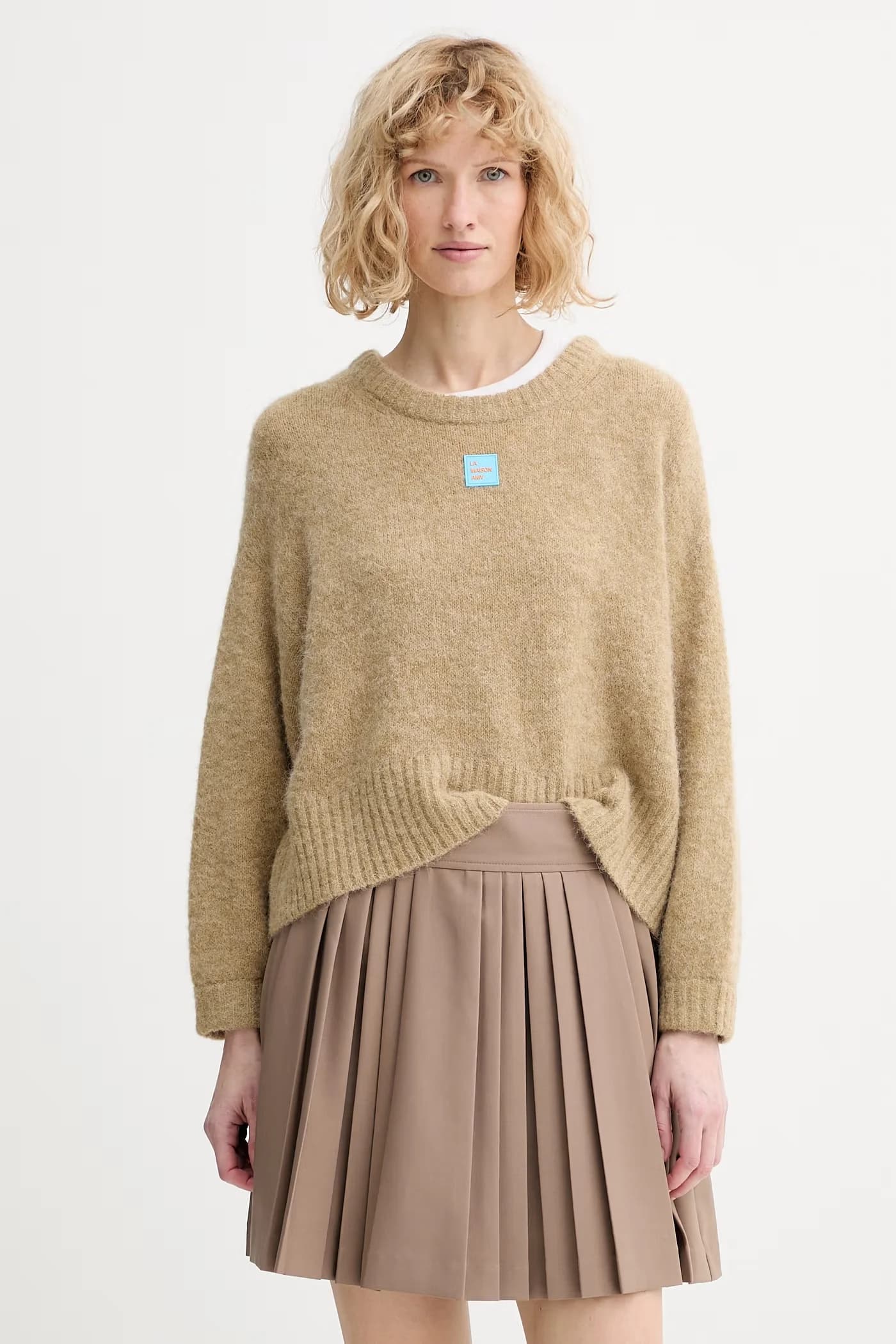 Свитер из смесовой шерсти