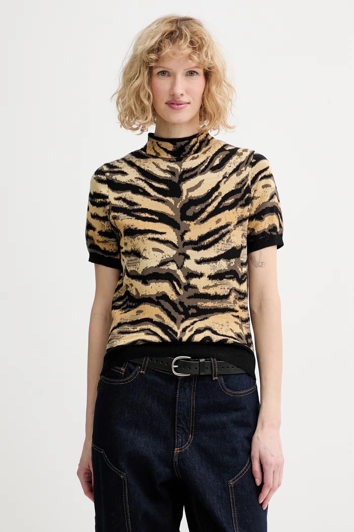 Свитер из смесовой шерсти