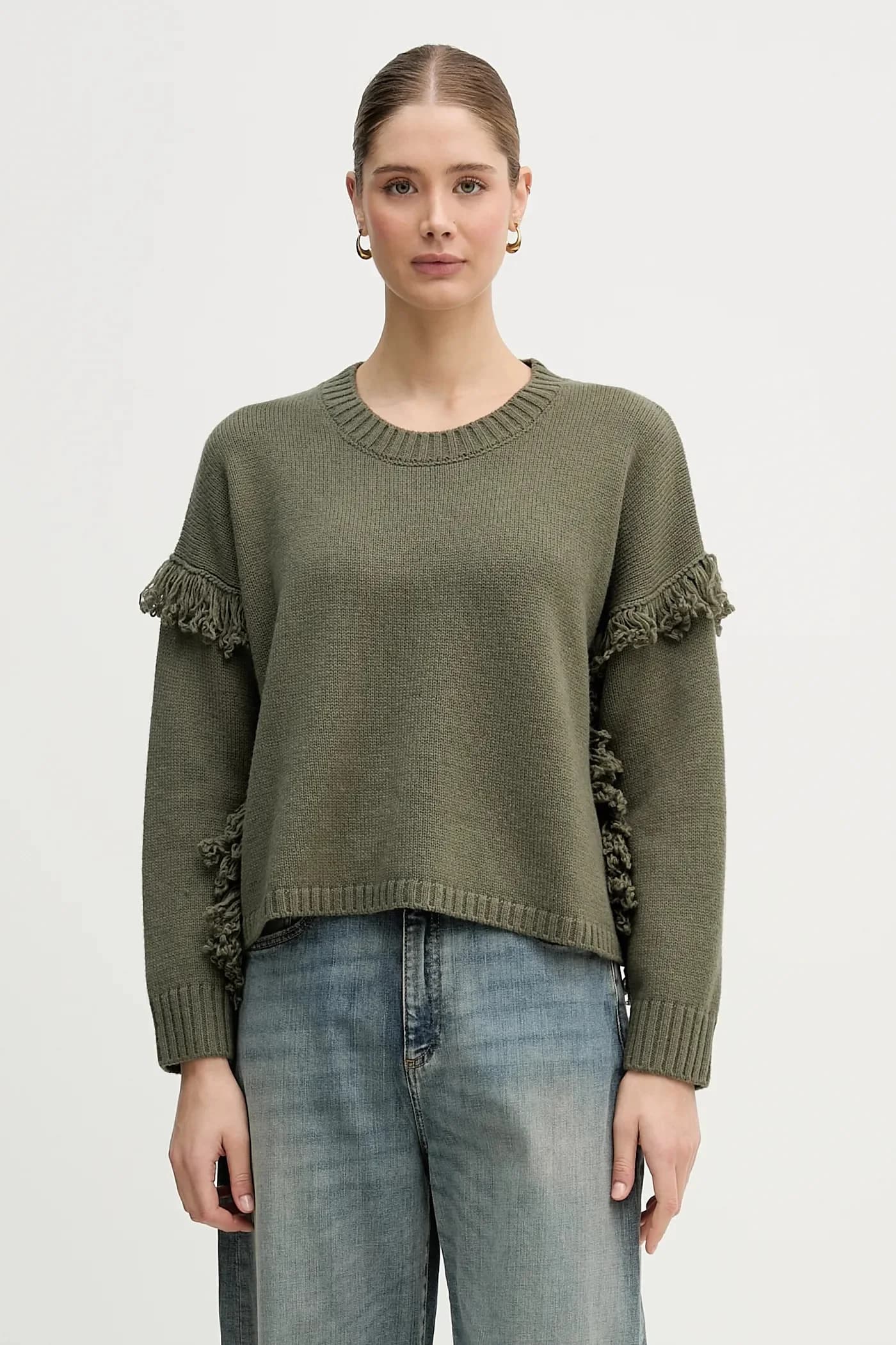 Свитер из смесовой шерсти