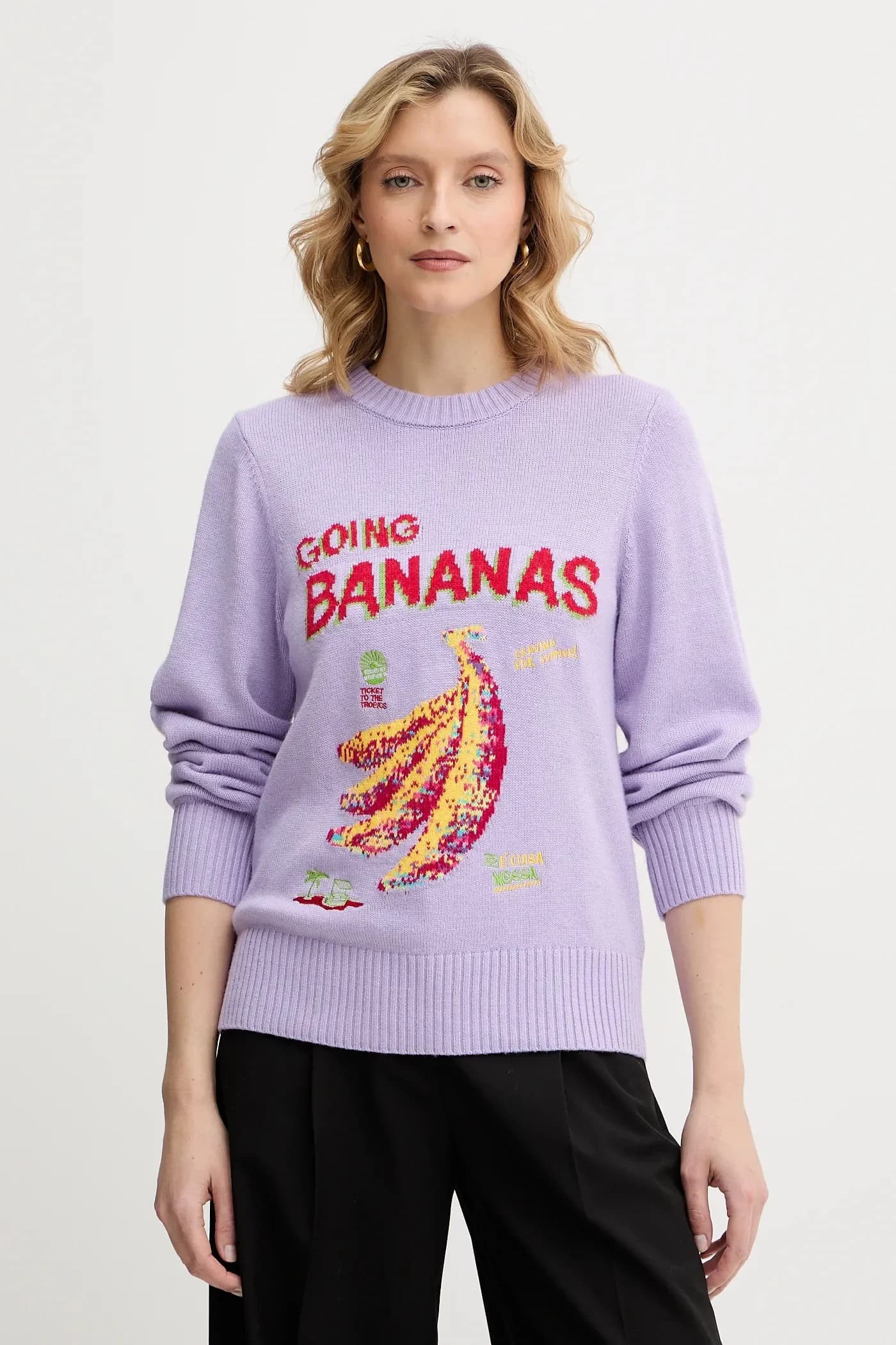 Свитер из смесовой шерсти