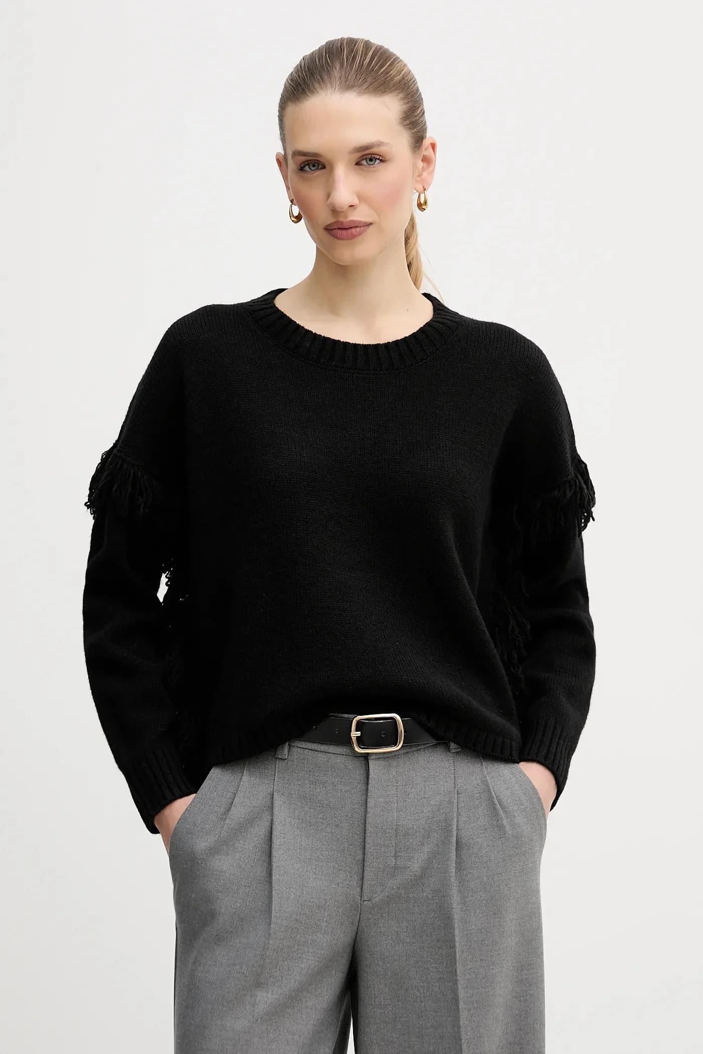 Свитер из смесовой шерсти