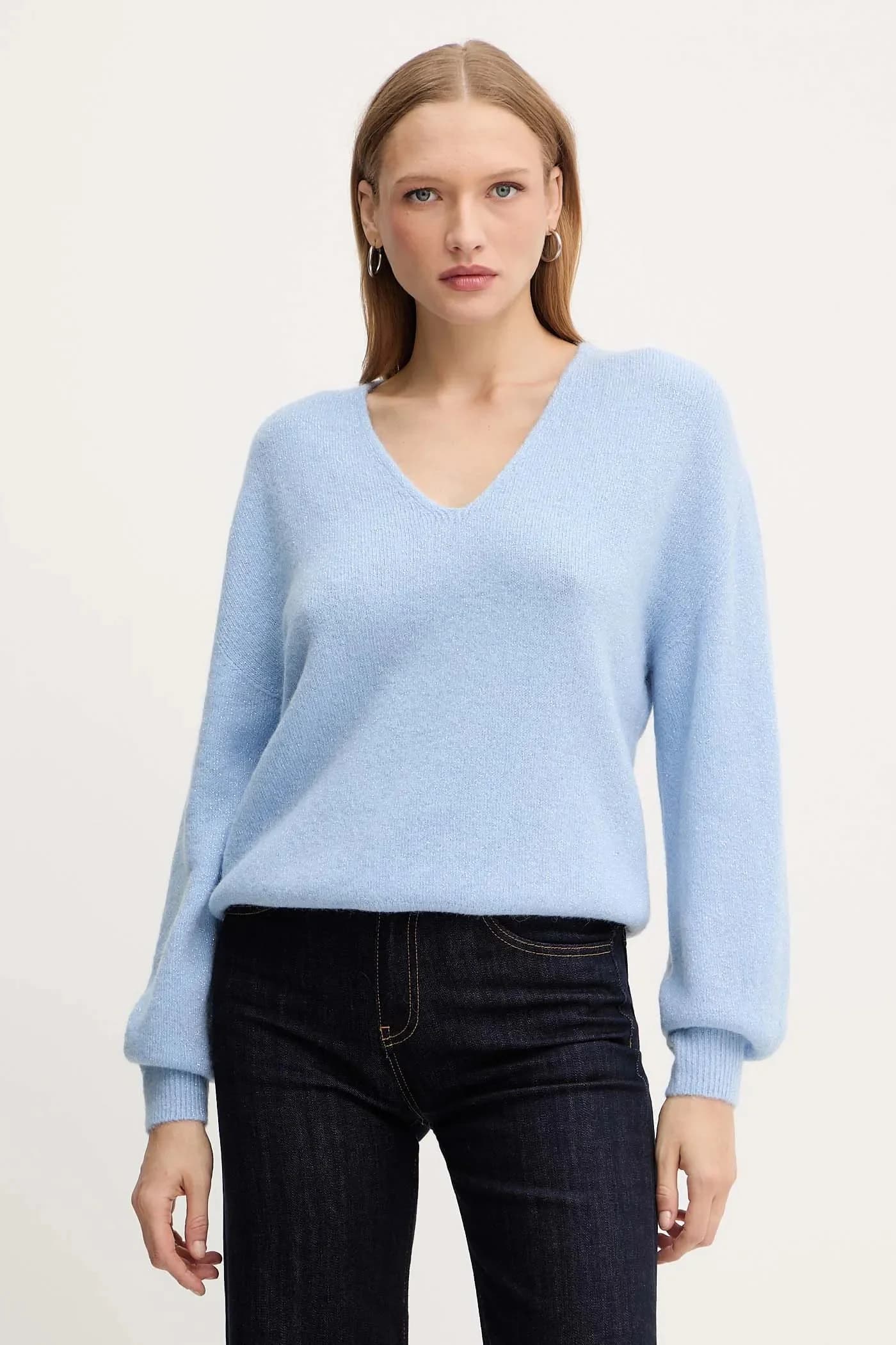 Свитер из смесовой шерсти