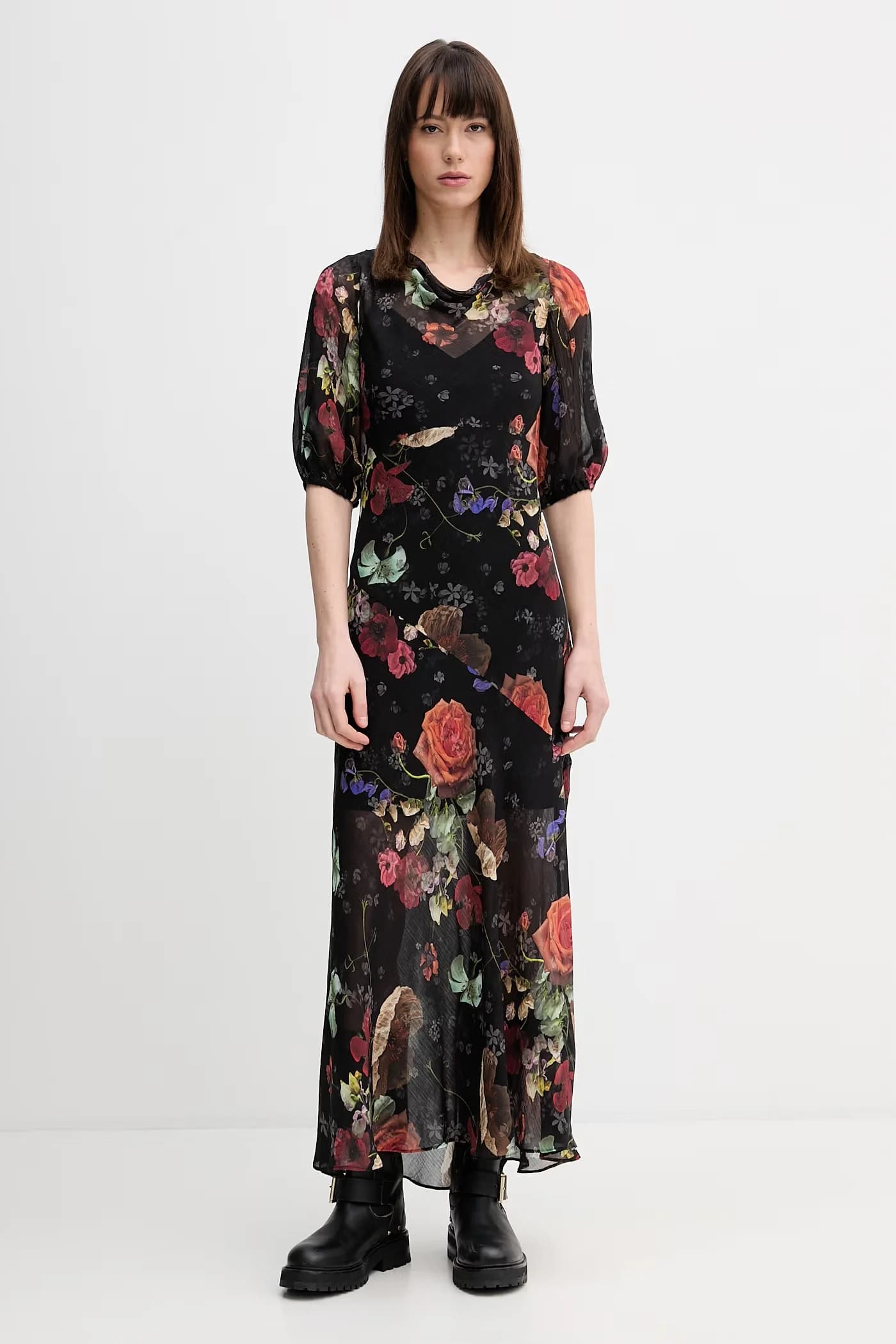 ТИВА шелковое платье