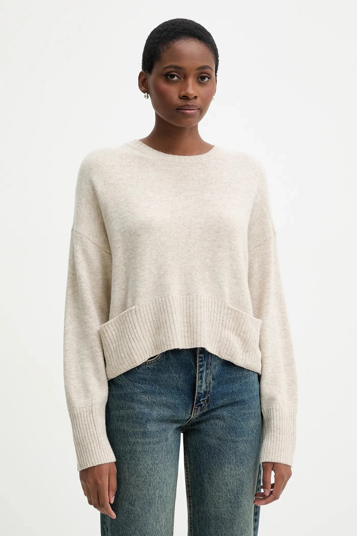 Свитер из смесовой шерсти