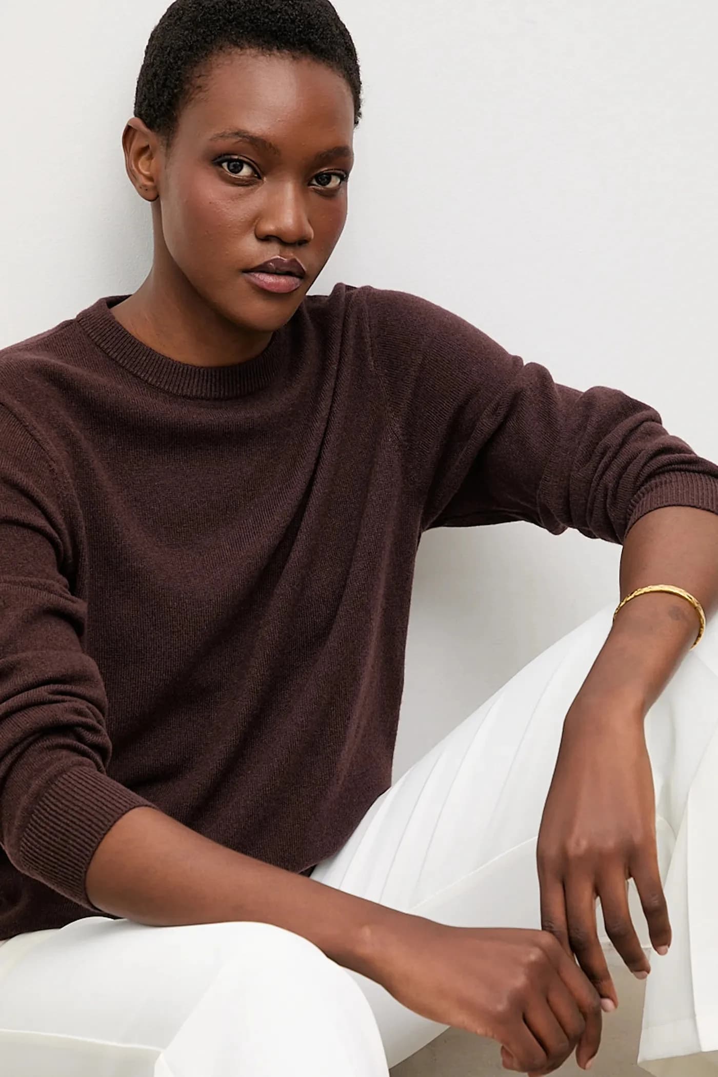 Свитер из мериносовой шерсти