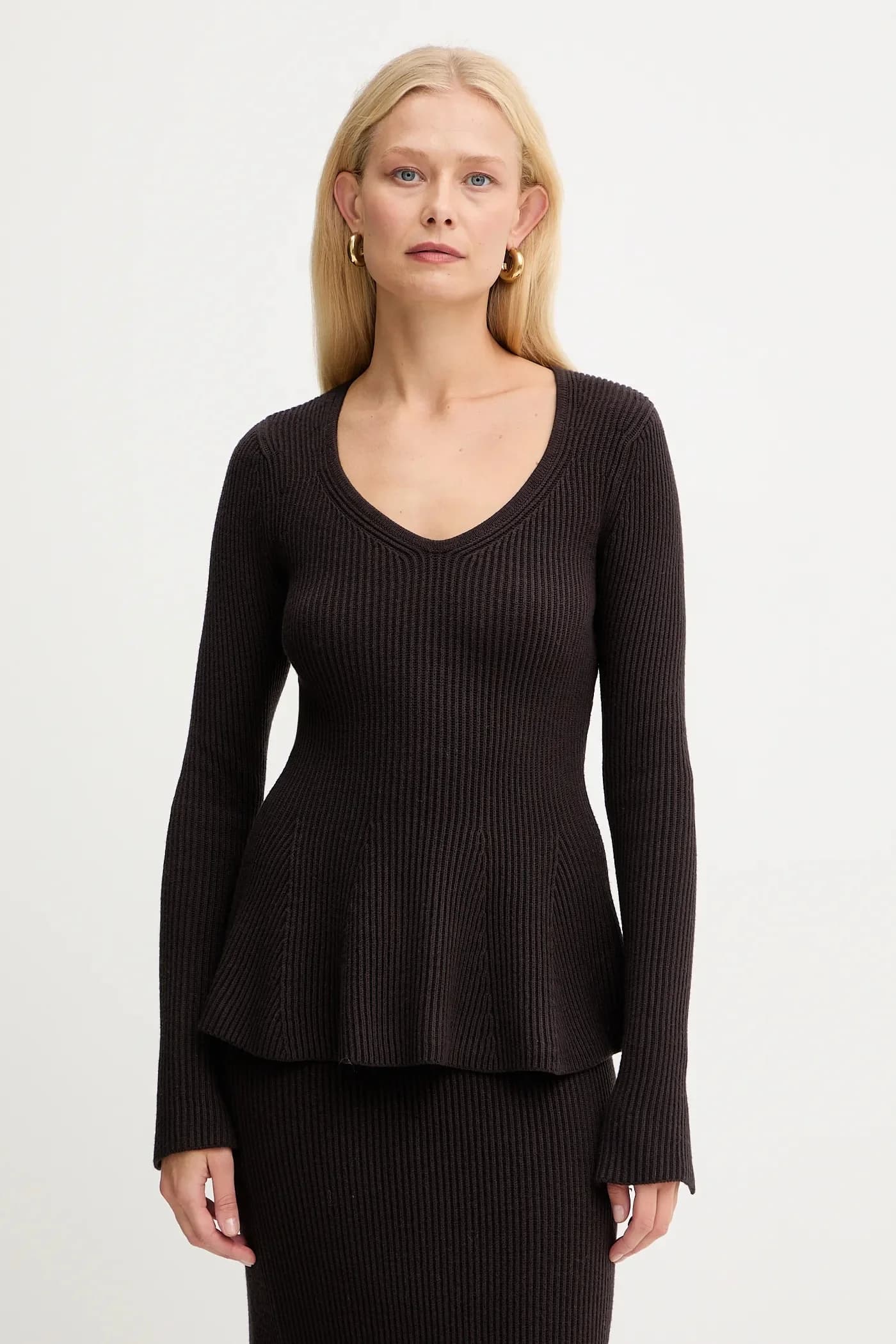 Свитер из смесовой шерсти