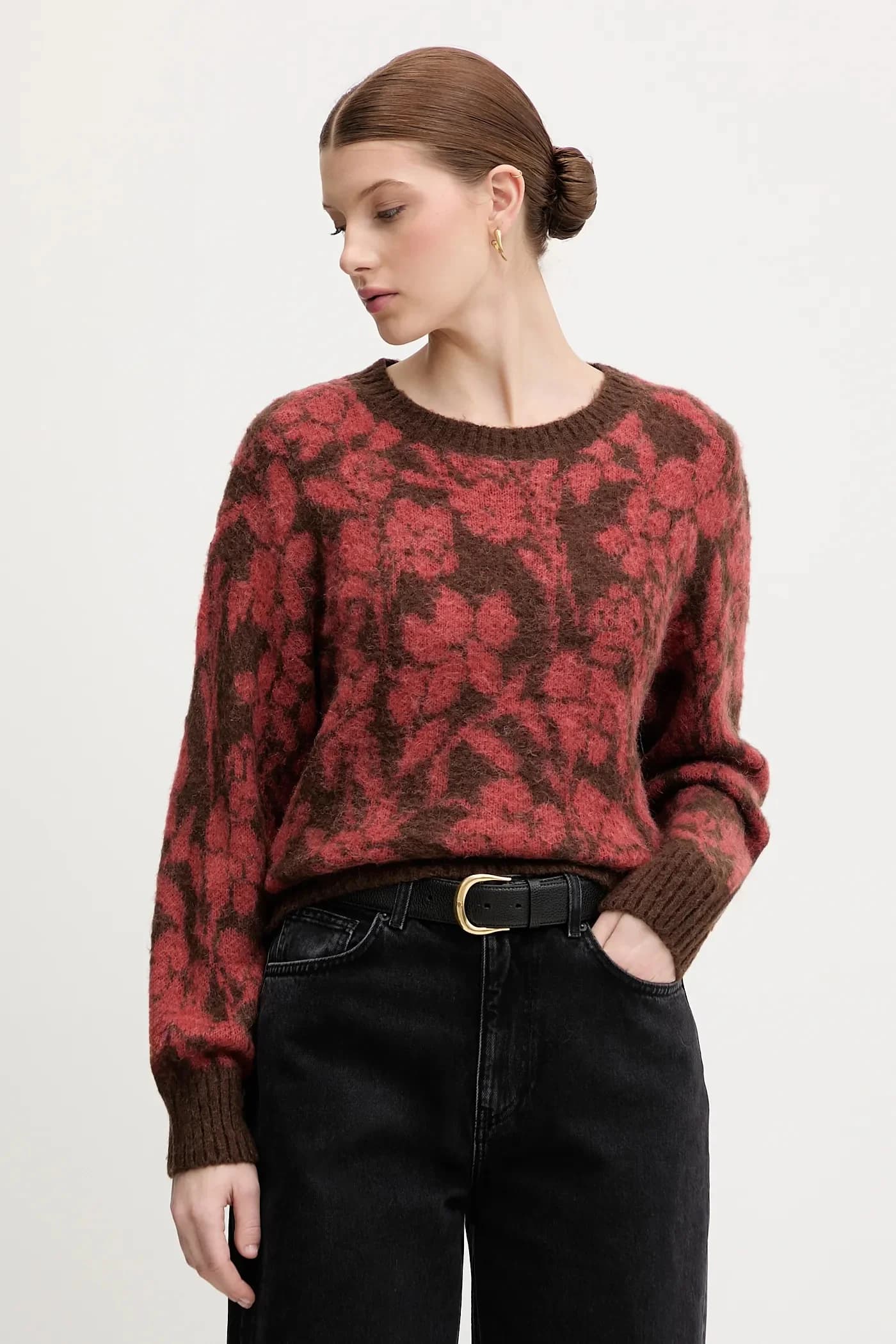 Свитер с мохером