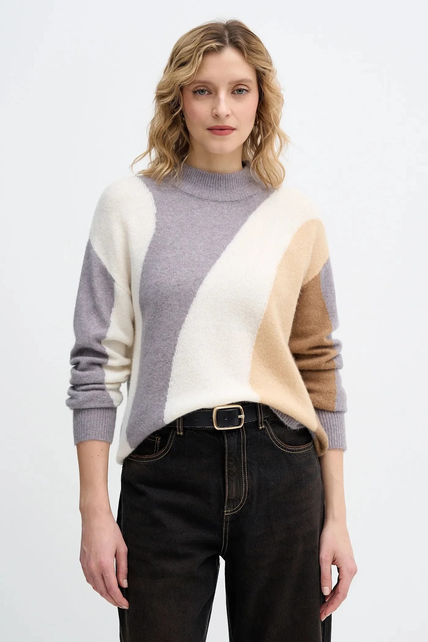 Свитер из смесовой шерсти