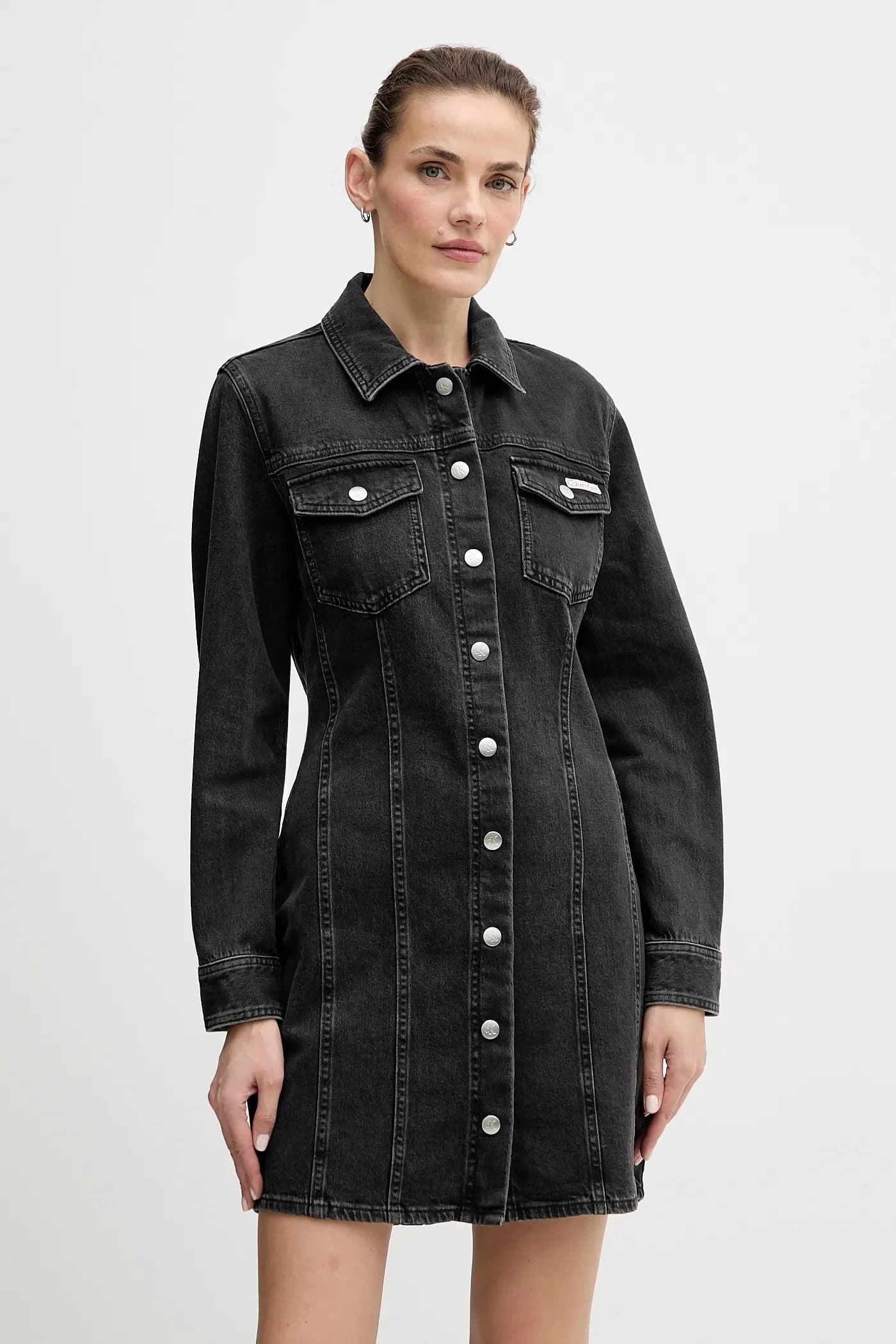 Джинсовое платье