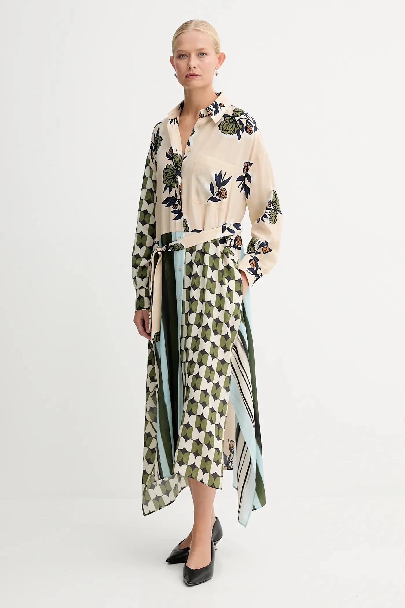 ПАССО шелковое платье