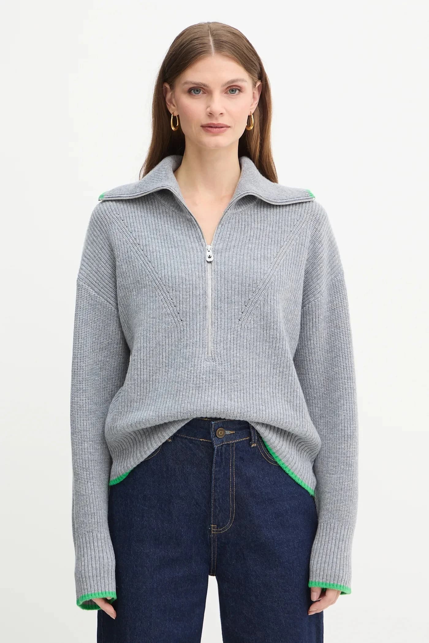 Свитер из смесовой шерсти