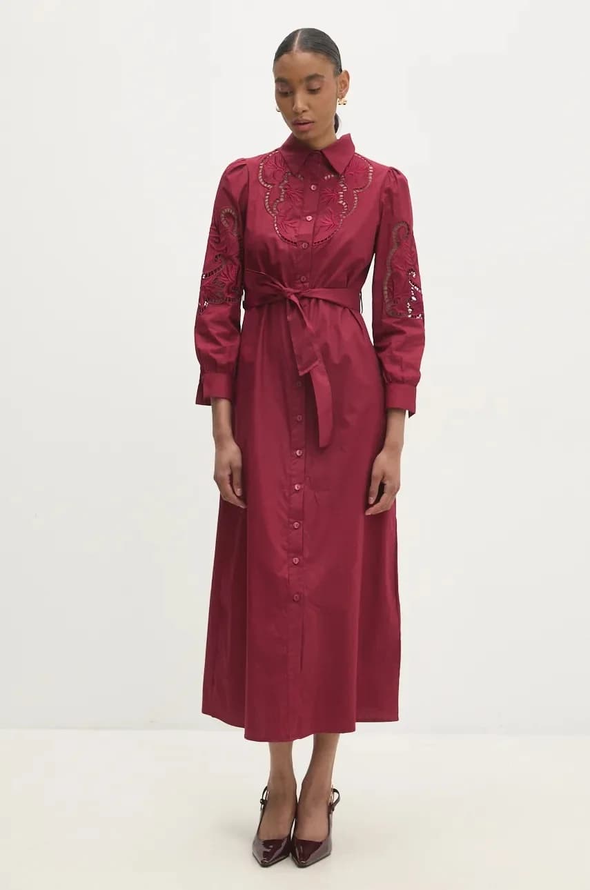 Хлопковое платье Answear Lab