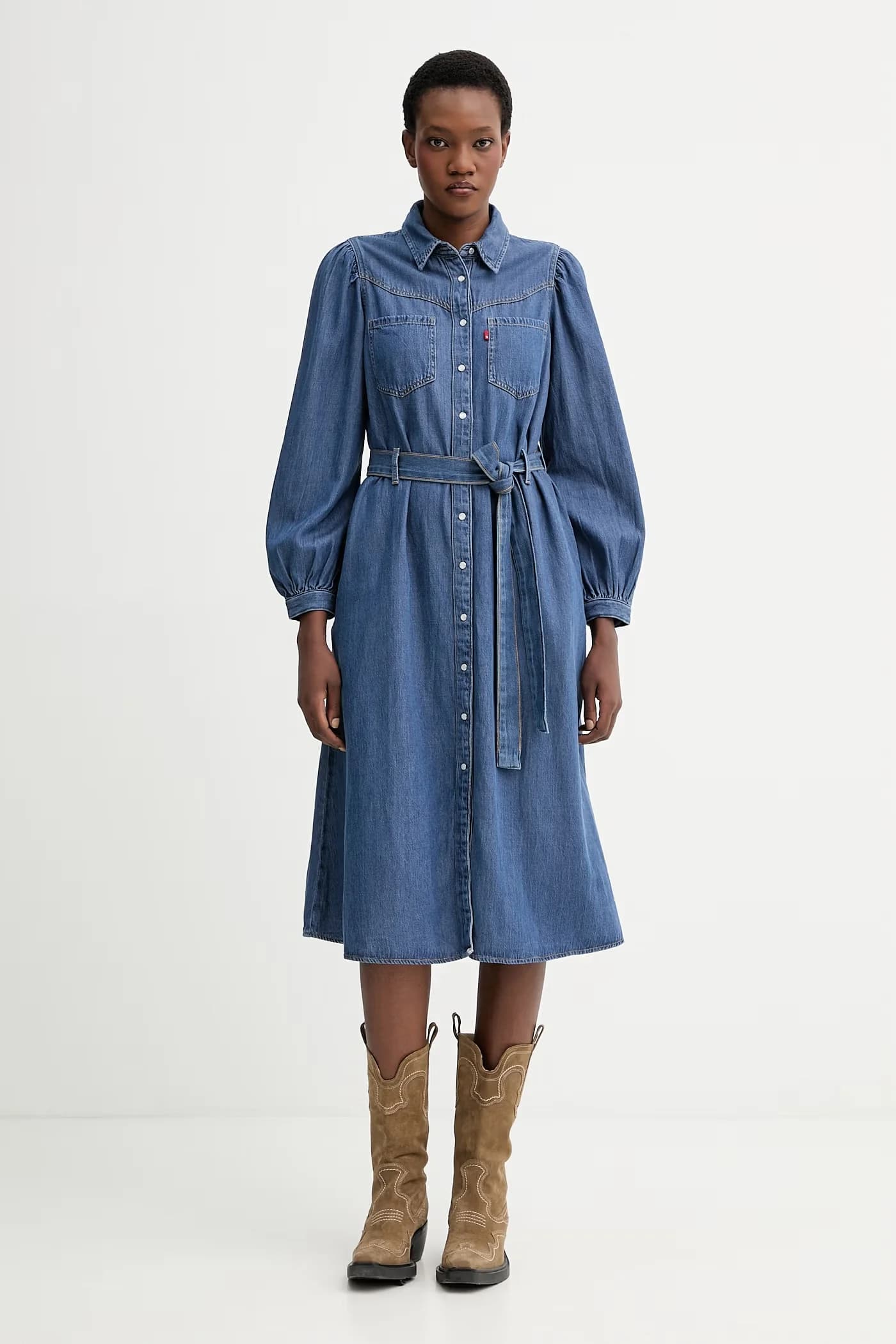 Джинсовое платье JOURNEY LS MAXI