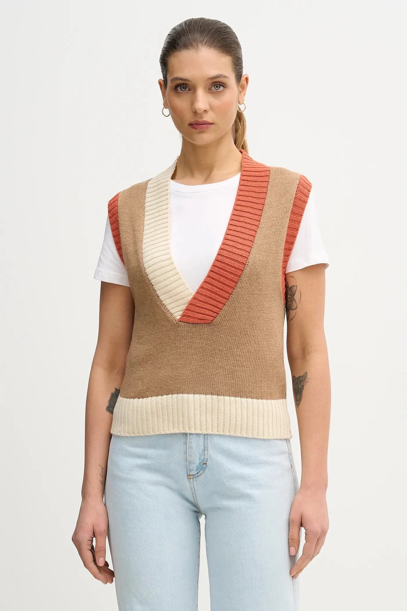 Жилет с добавлением шерсти