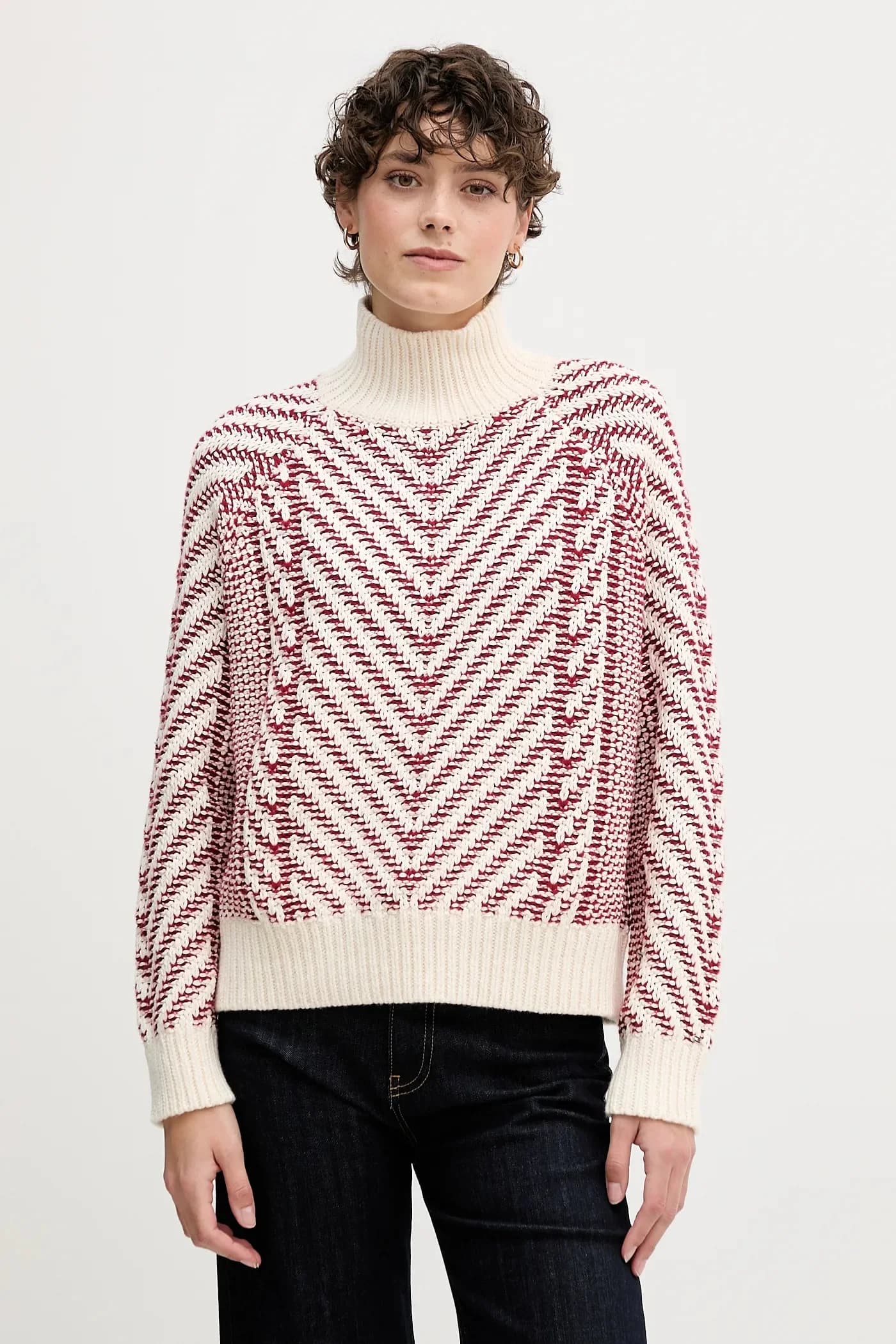 Свитер из смесовой шерсти