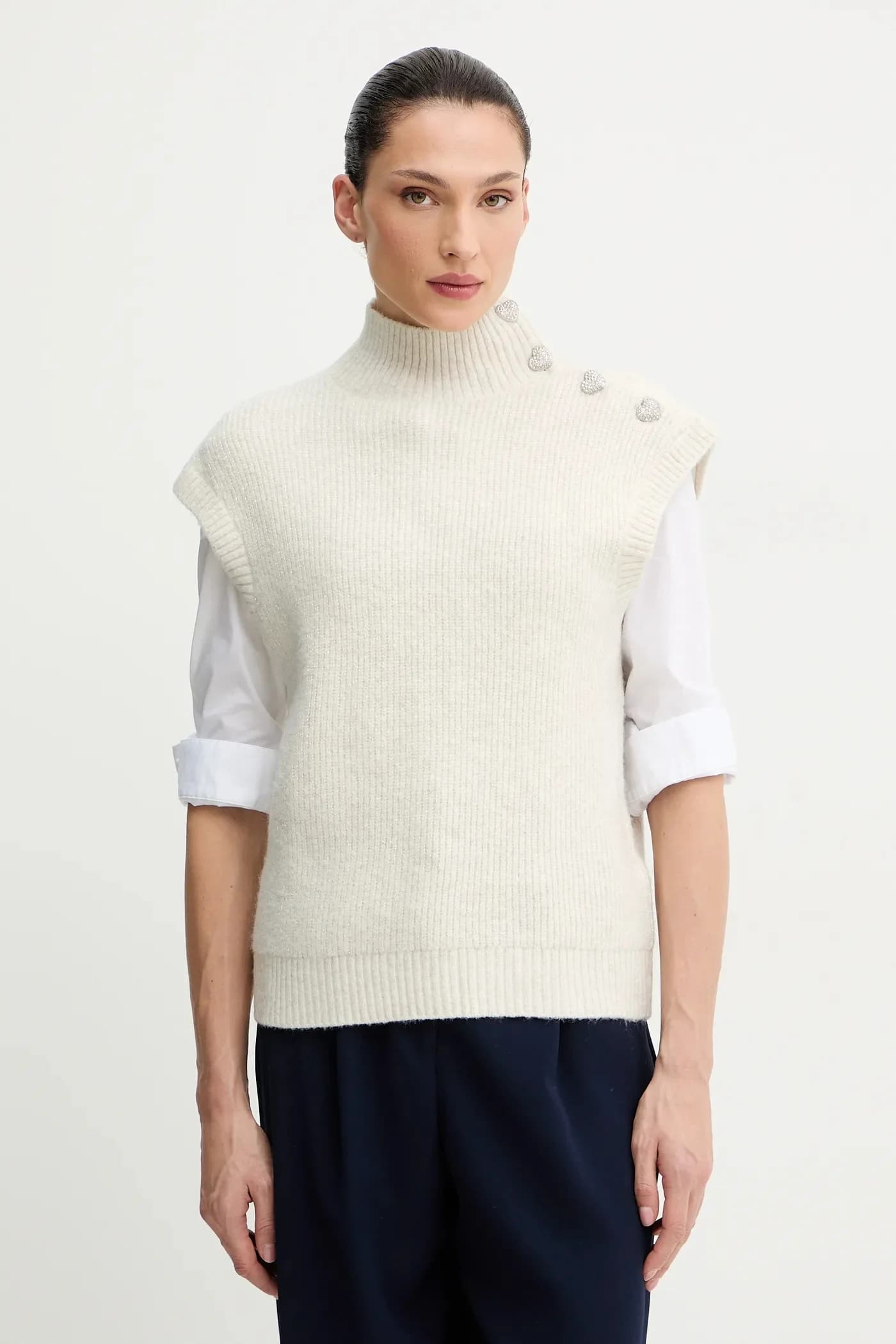 Жилет из смесовой шерсти