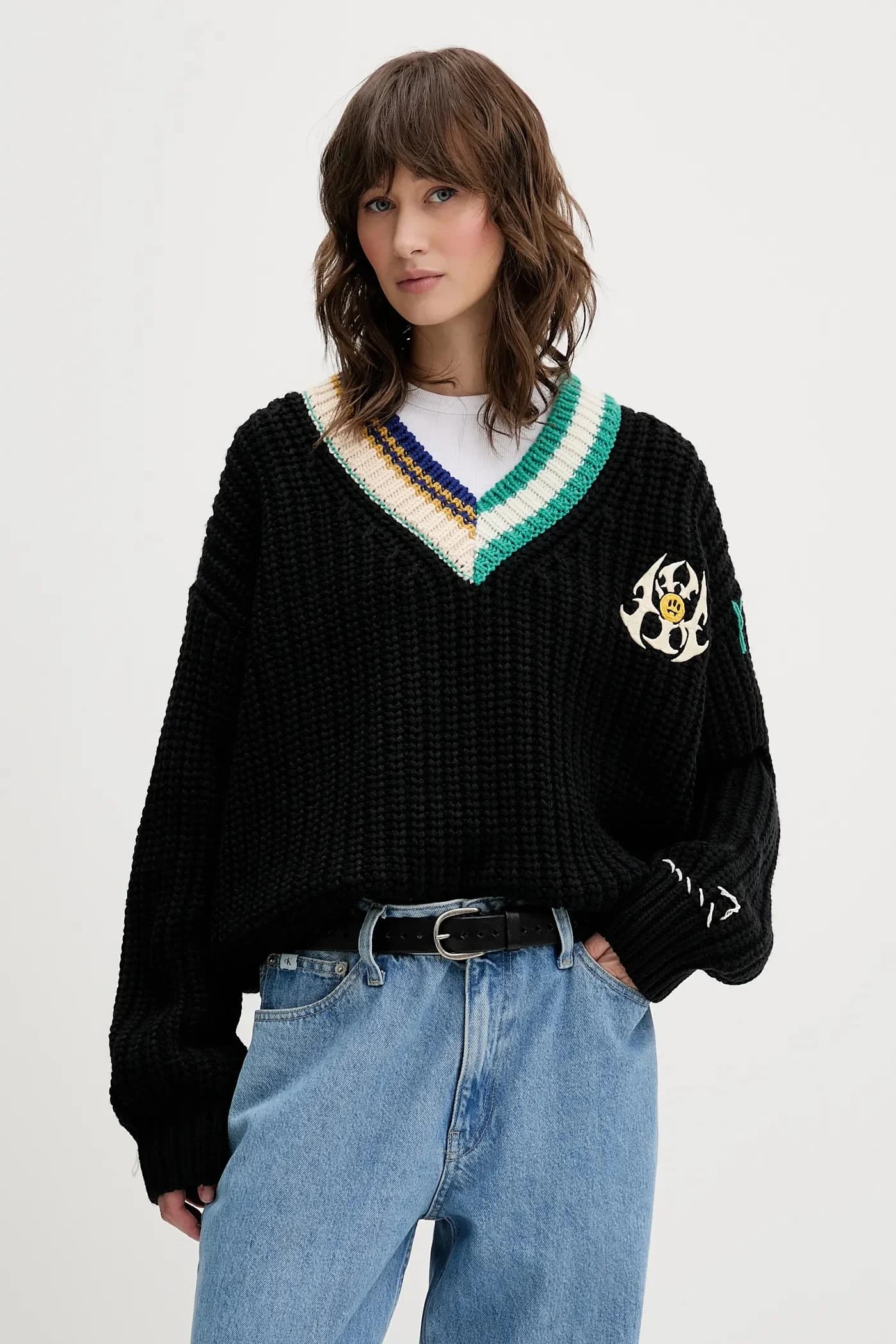 Свитер из смесовой шерсти