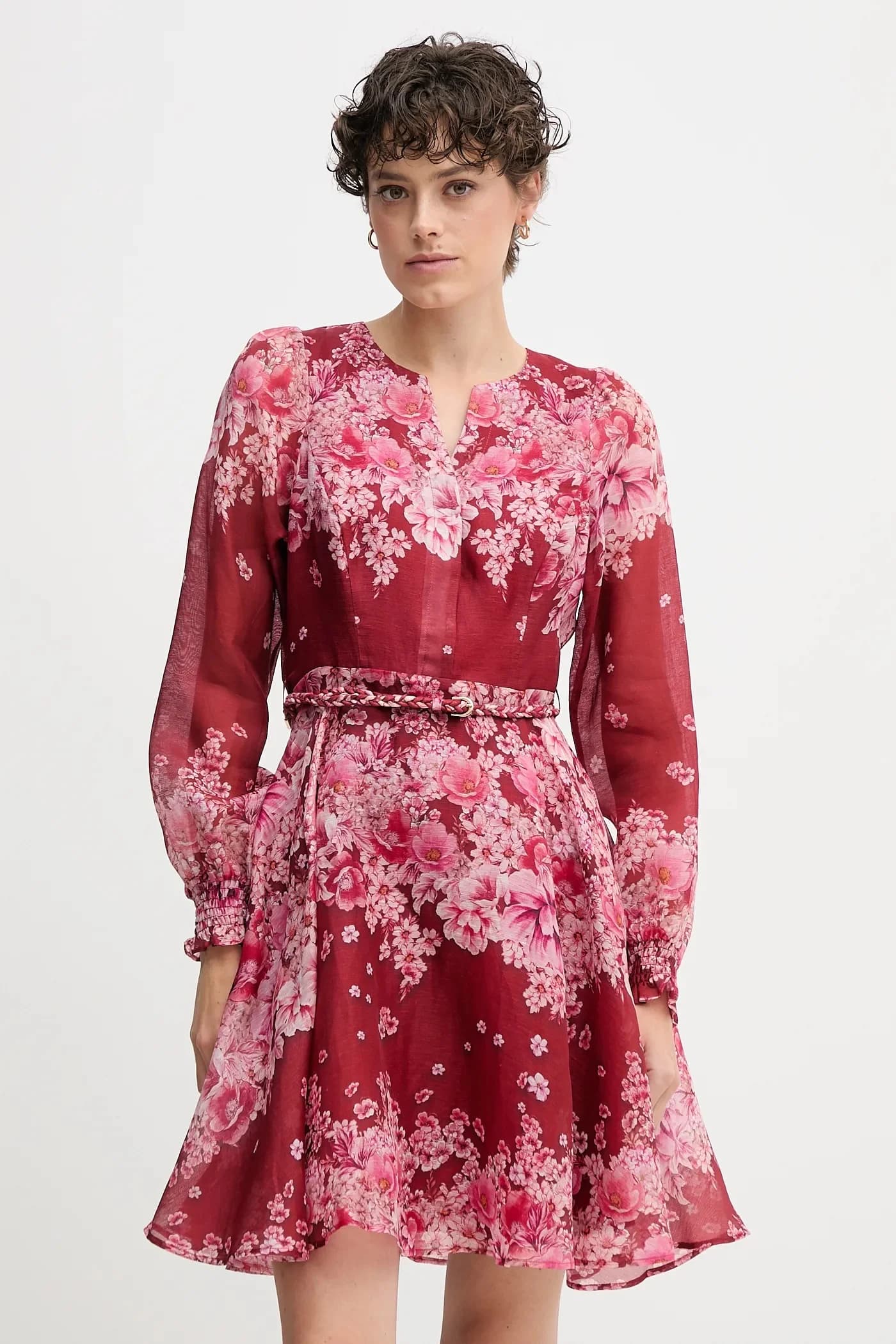 Платье с добавлением шелка