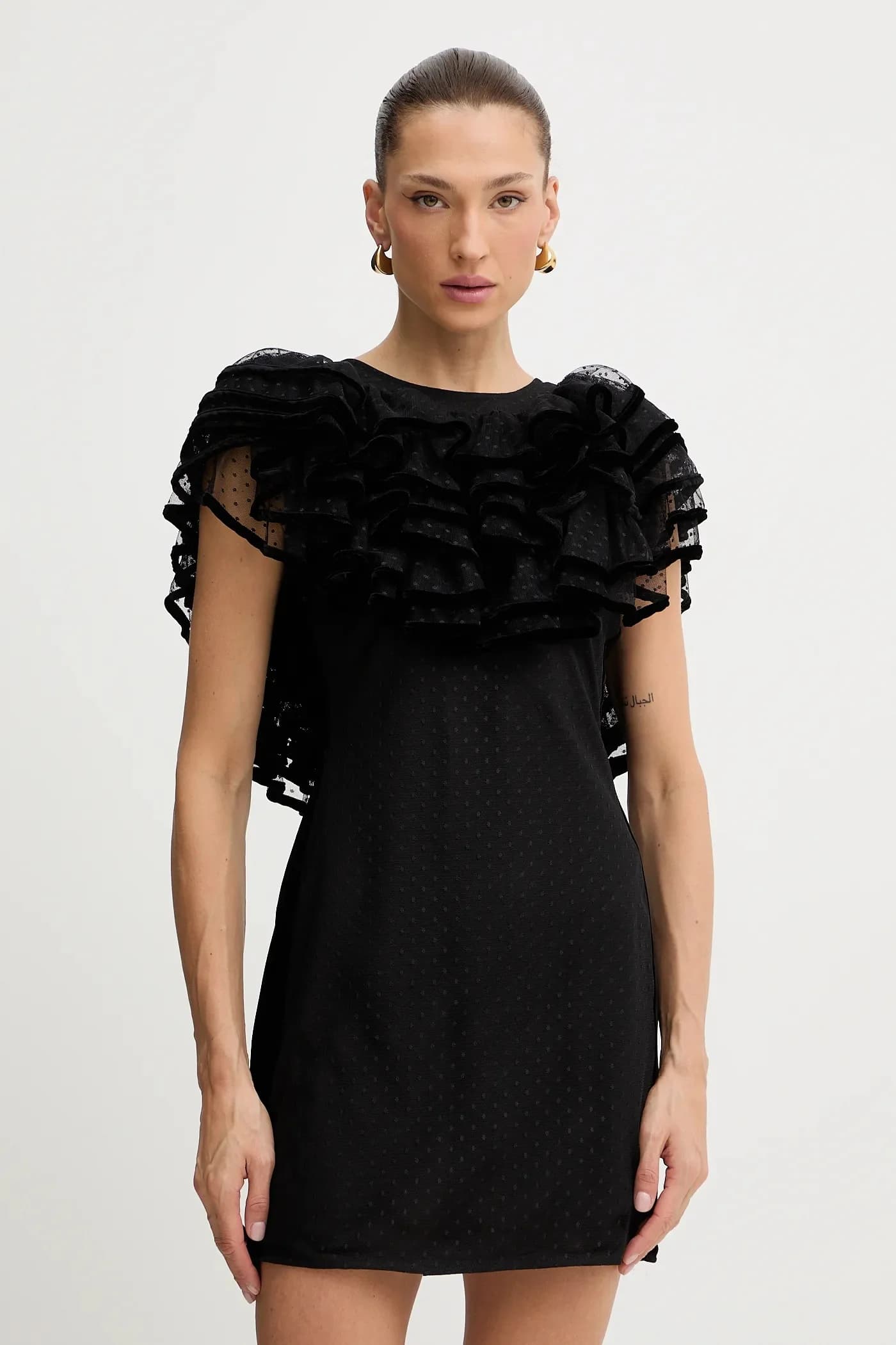 Платье с добавлением шелка