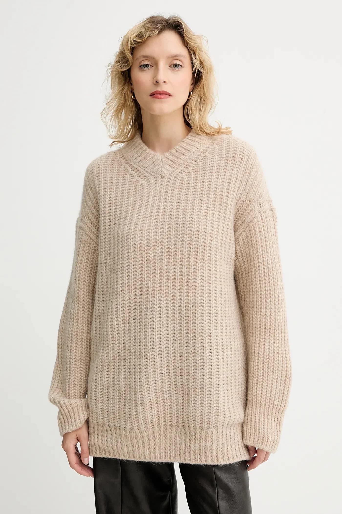 Свитер из смесовой шерсти