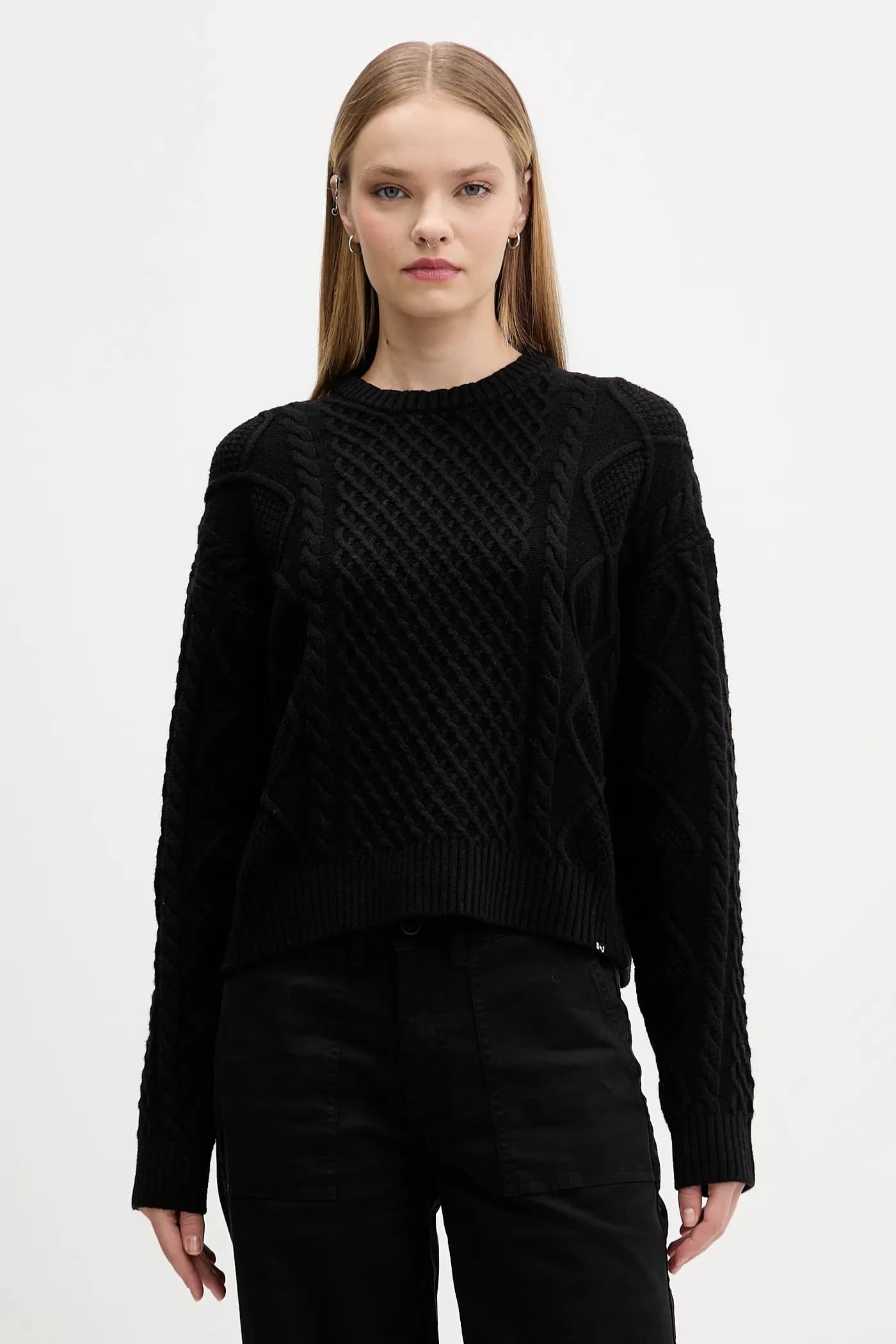 Свитер из смесовой шерсти