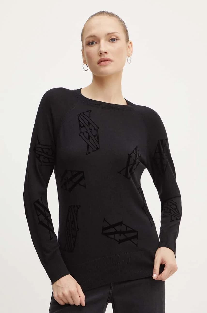 Свитер из смесового шелка