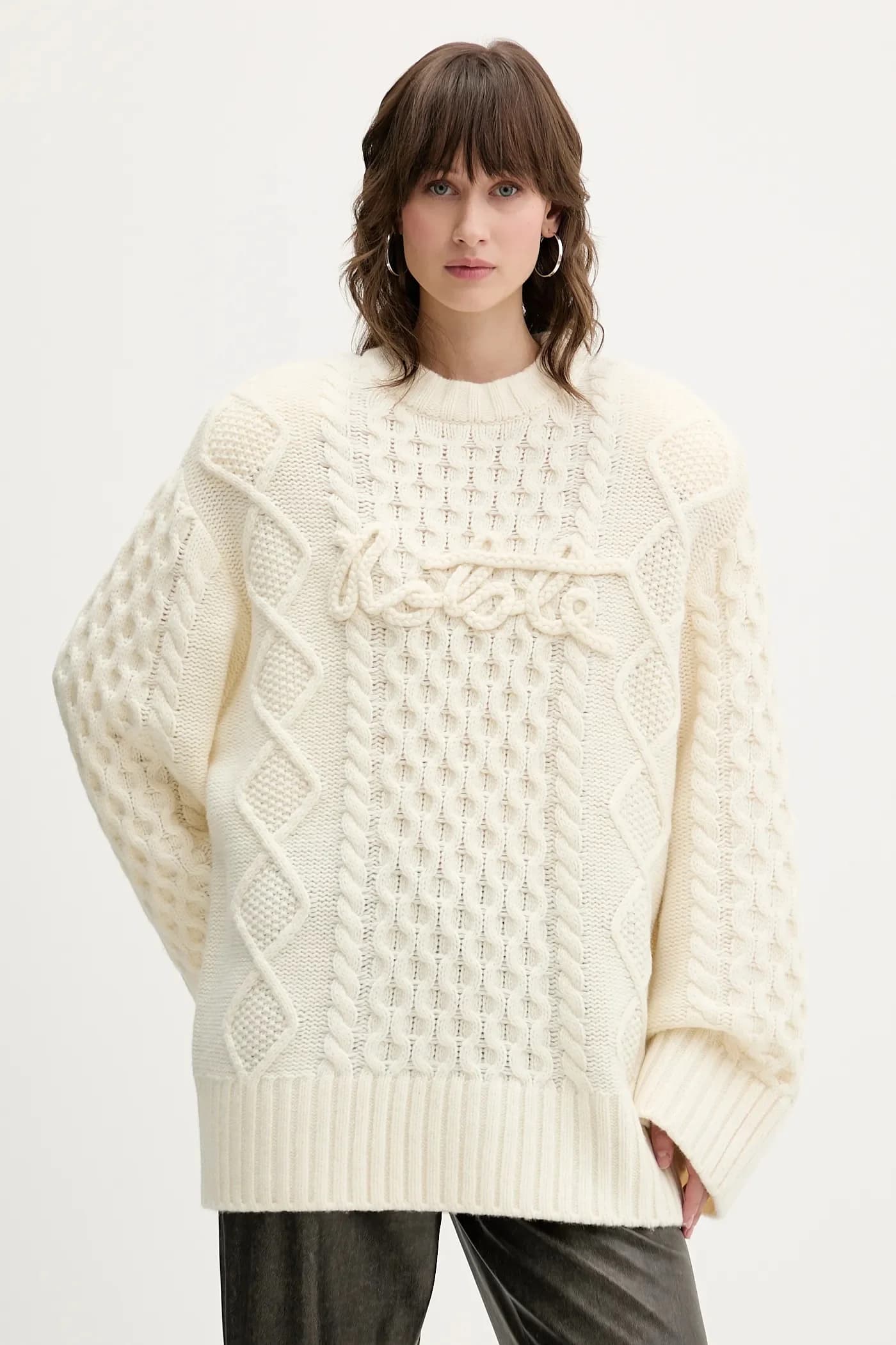 Свитер из смесовой шерсти