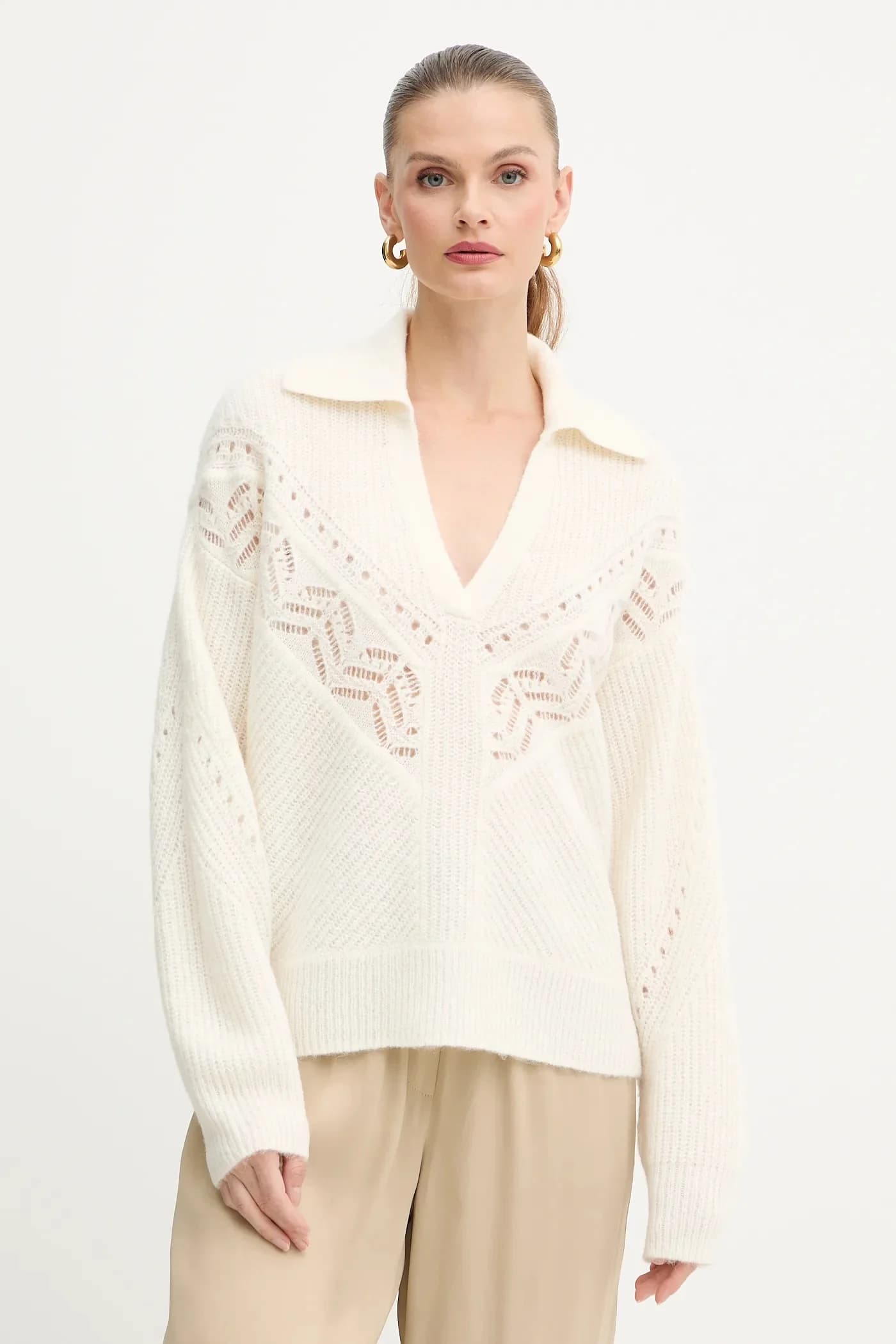 Шерстяной свитер C_Fortelli