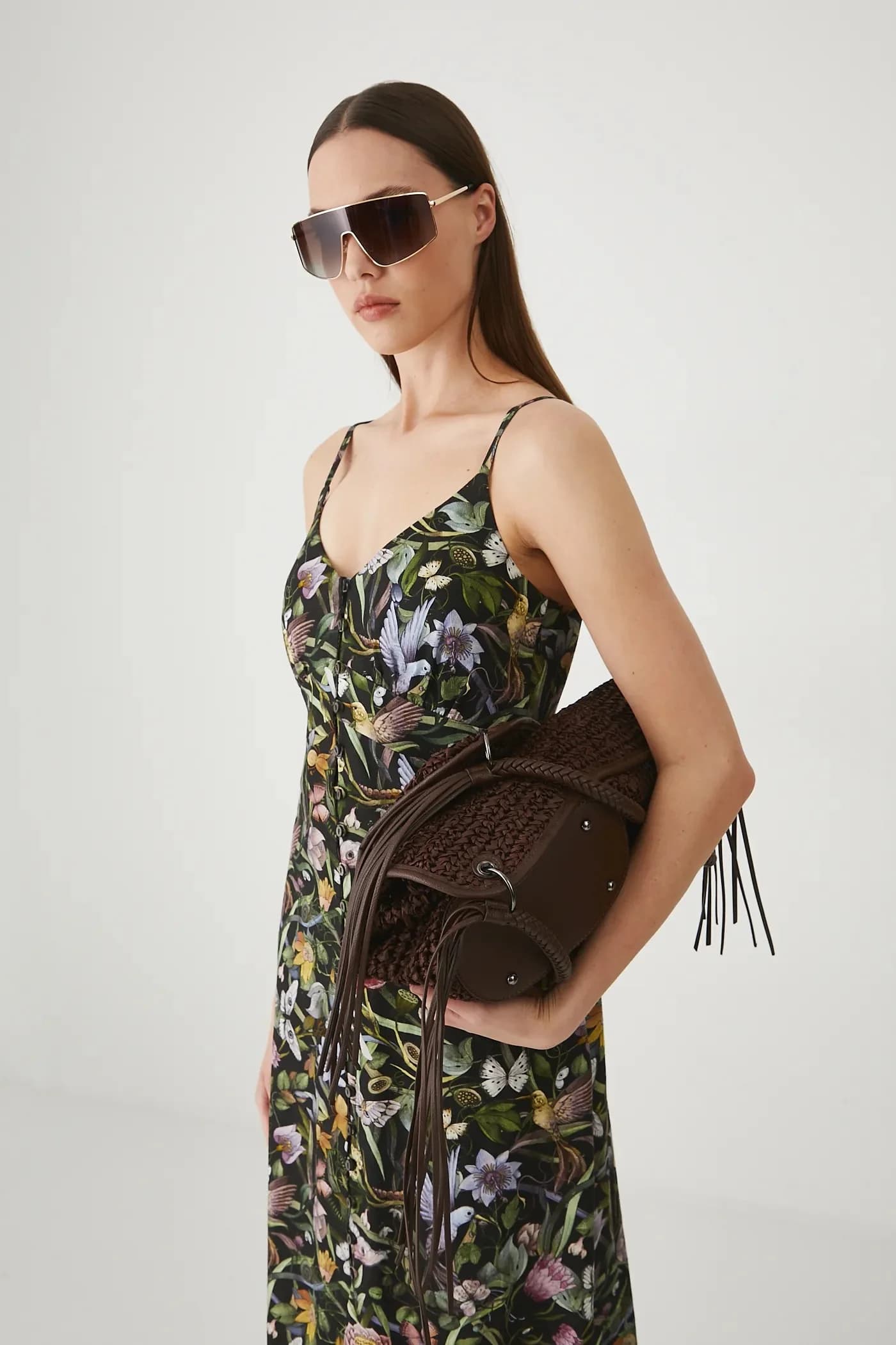 Льняное платье