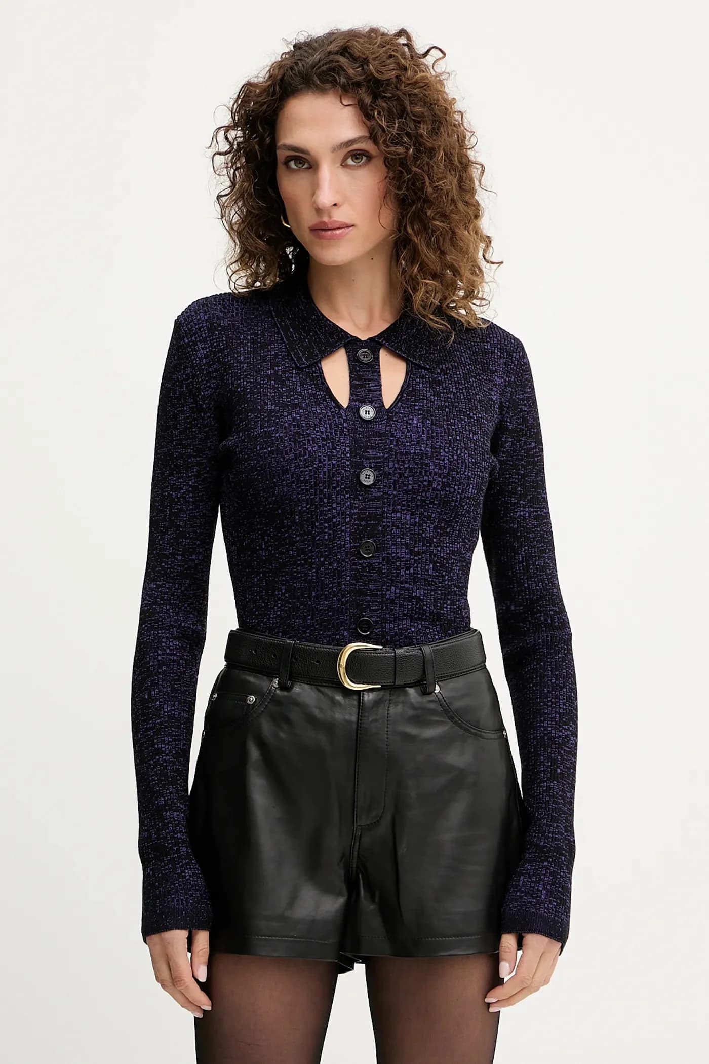 Свитер из смесовой шерсти