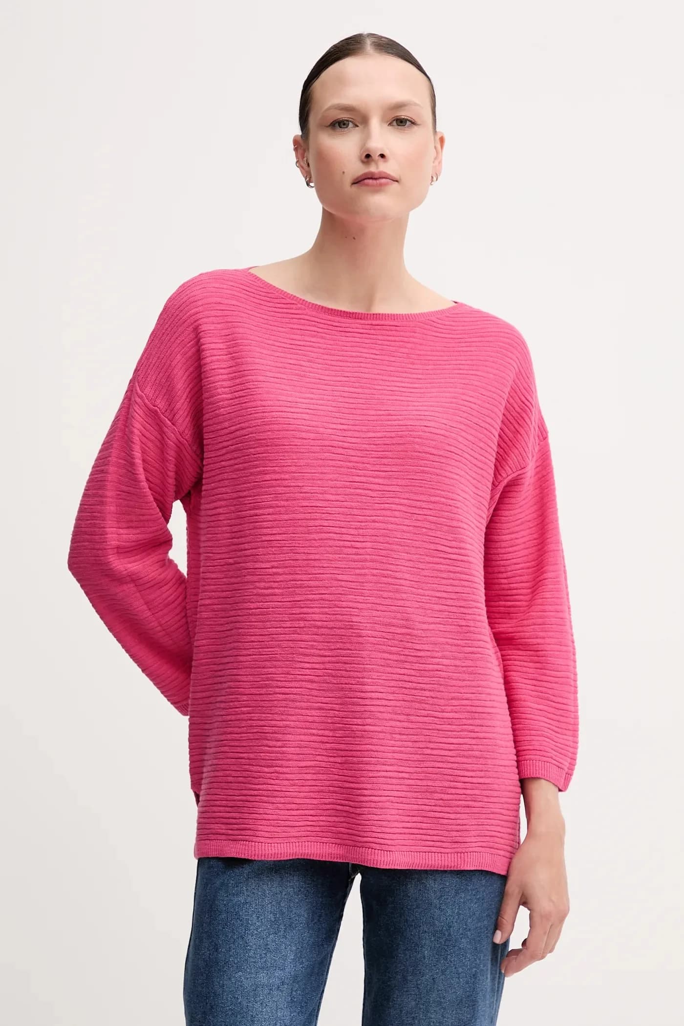 Свитер из смесового льна