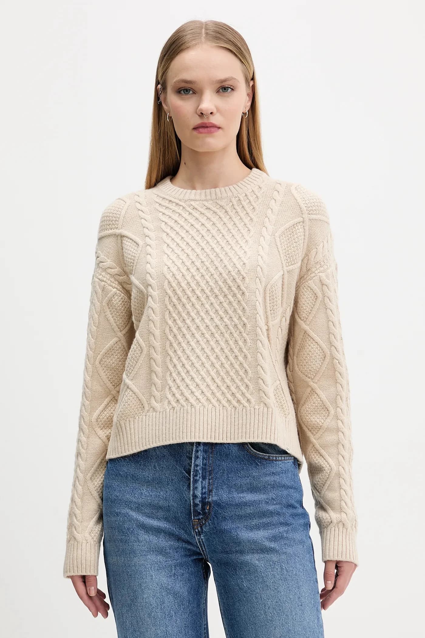 Свитер из смесовой шерсти