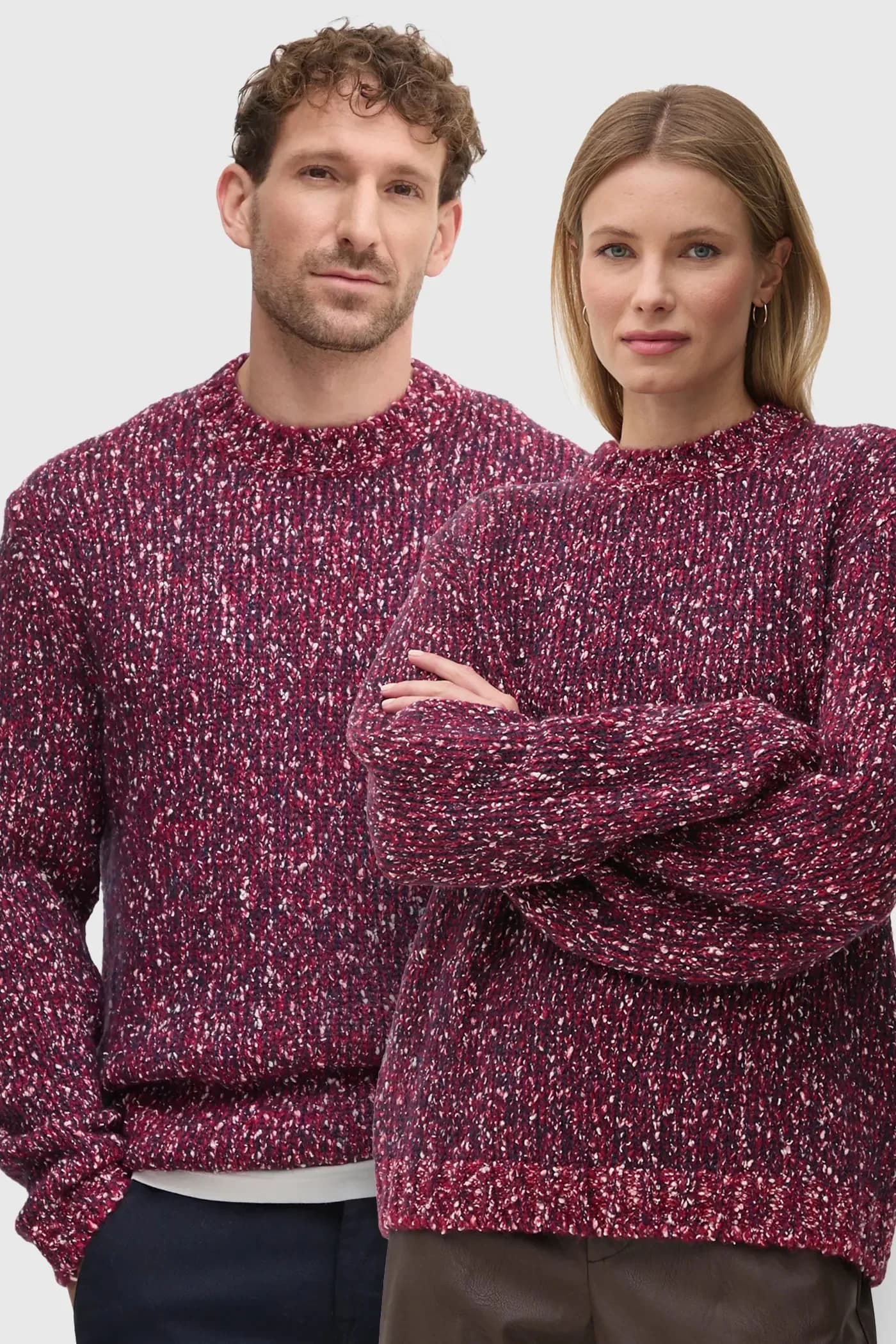 Свитер из смесовой шерсти