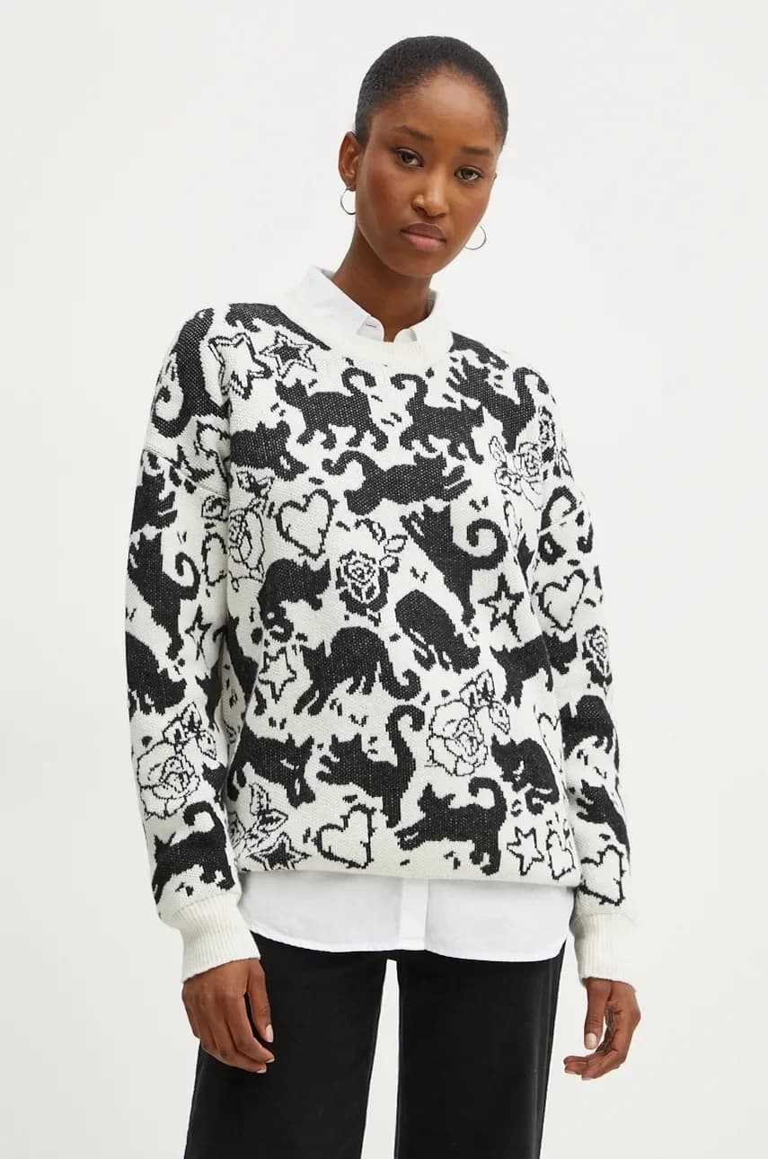 Свитер из смесовой шерсти