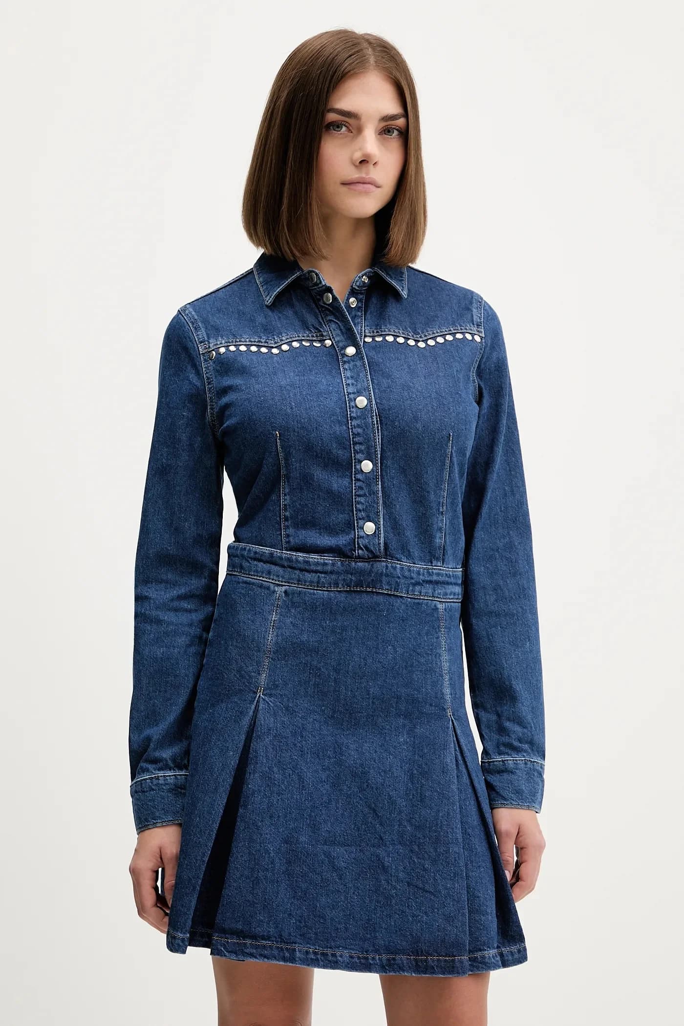 Джинсовое платье