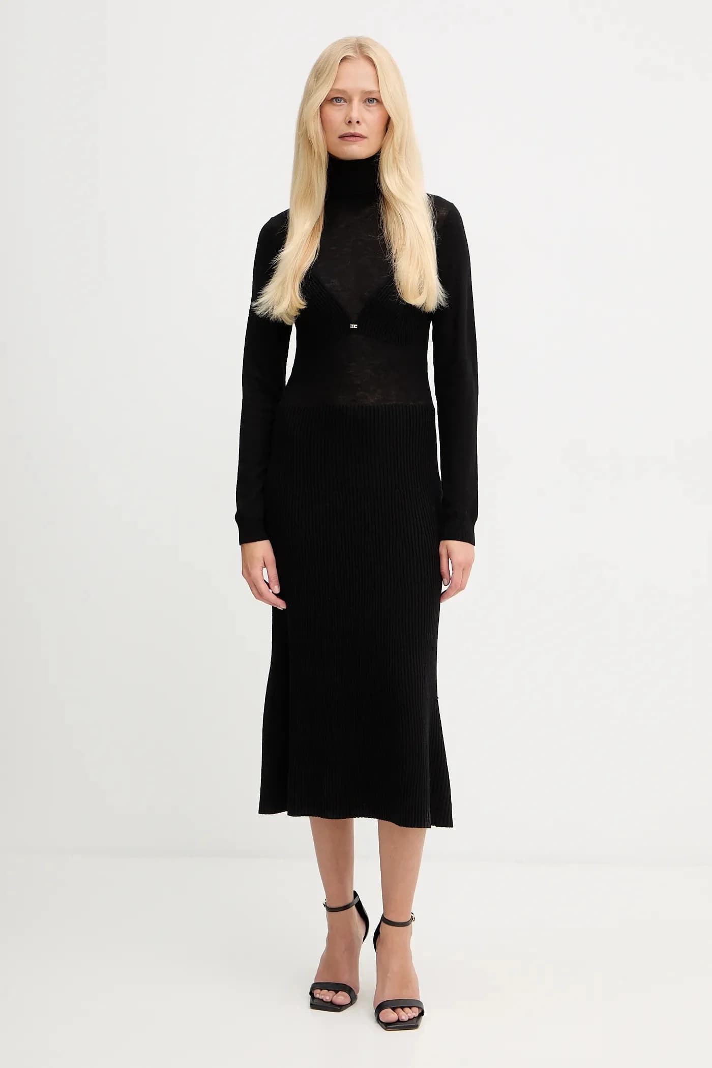 Платье из смесовой шерсти