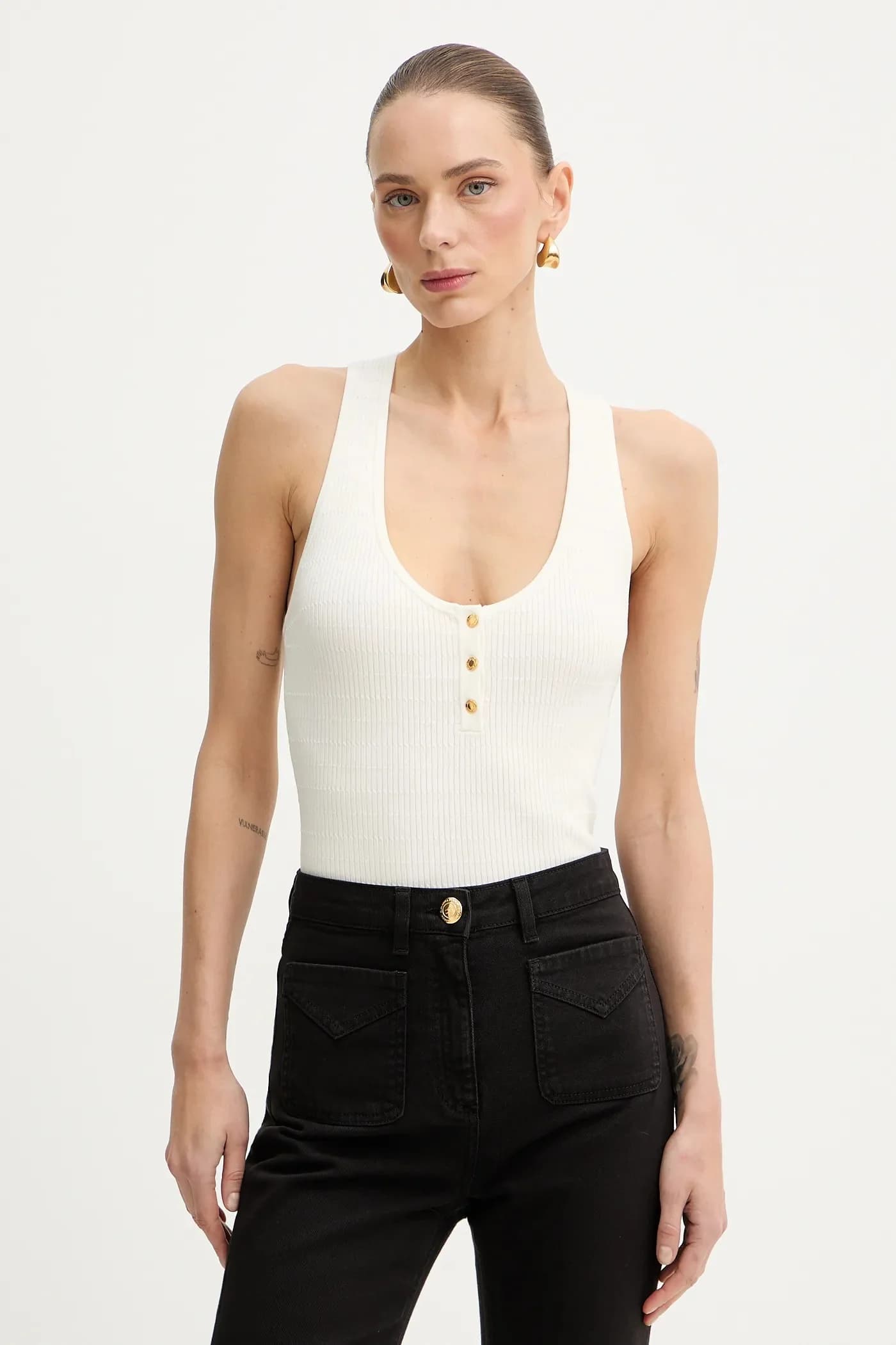 Топ с шелком