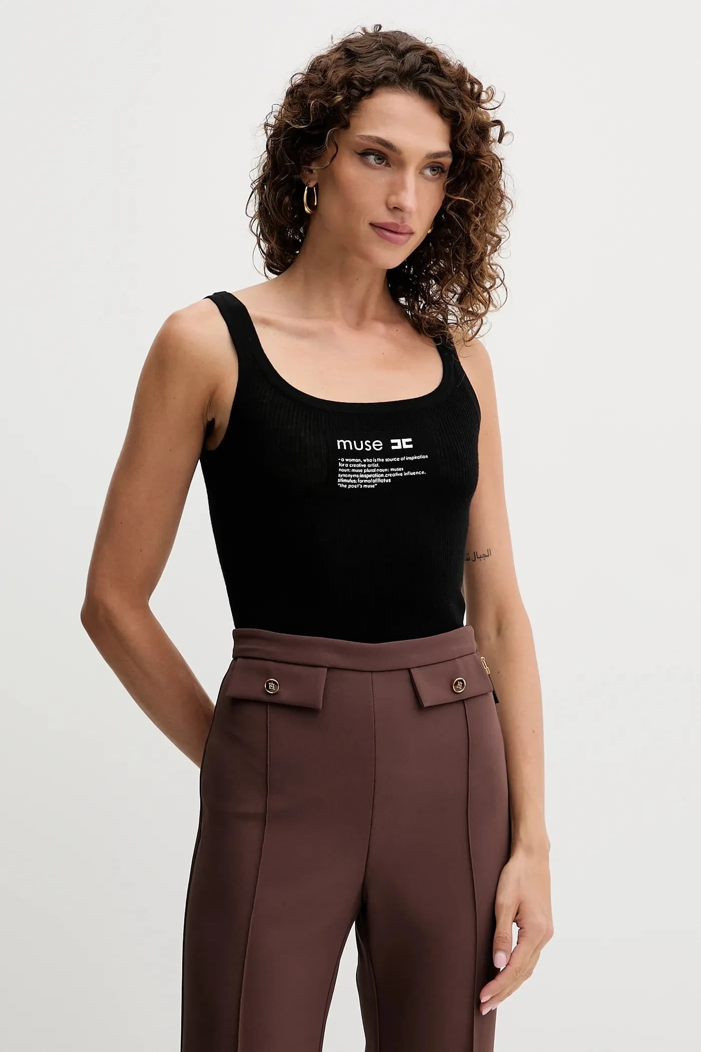 Топ с шерстью