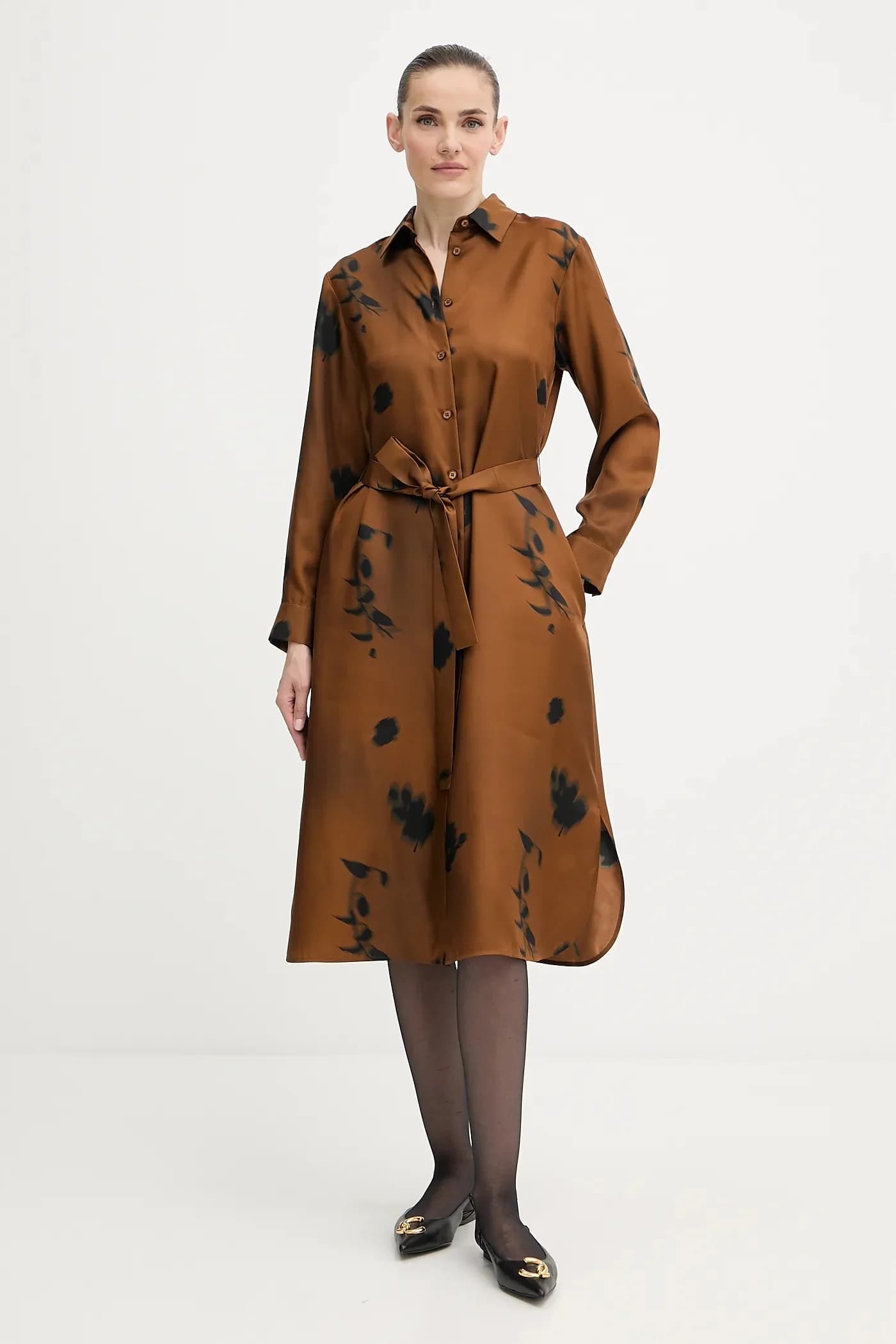 Шелковое платье JADI