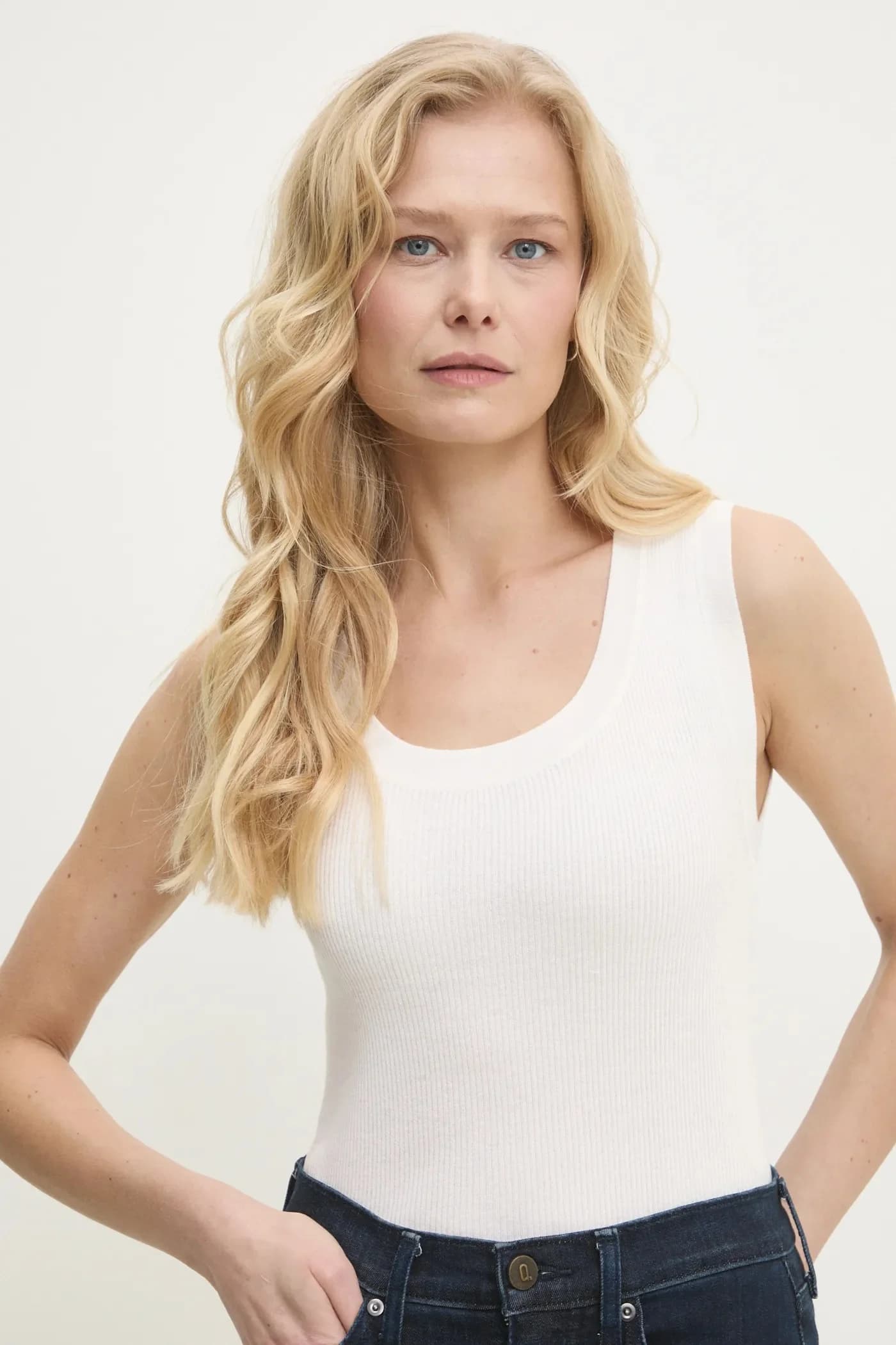 Топ из смесовой шерсти