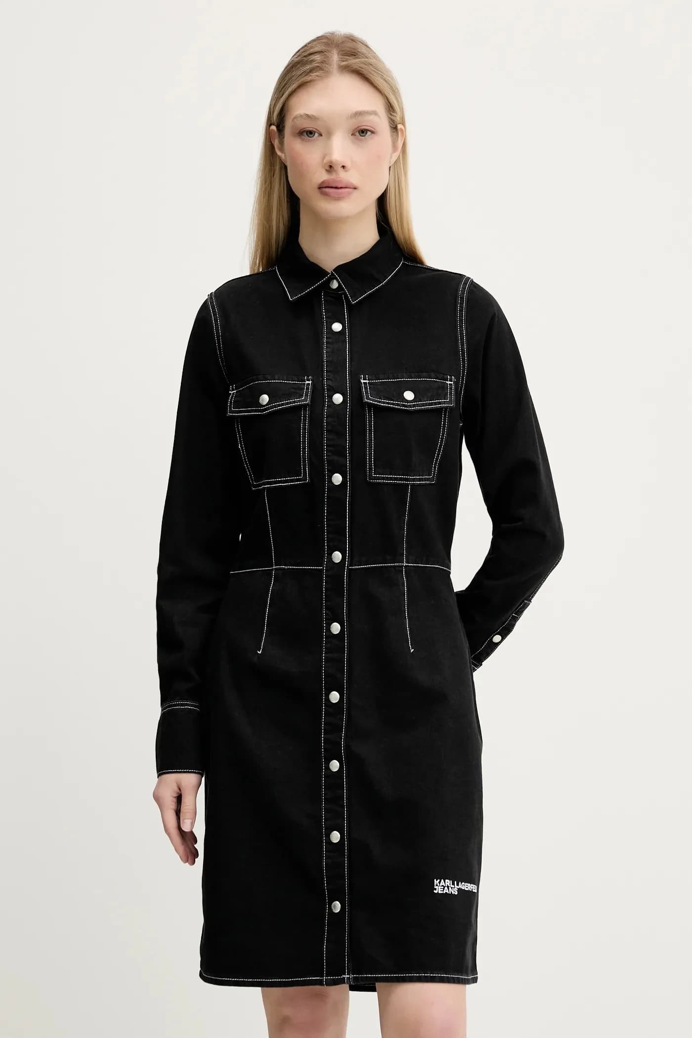 Джинсовое платье