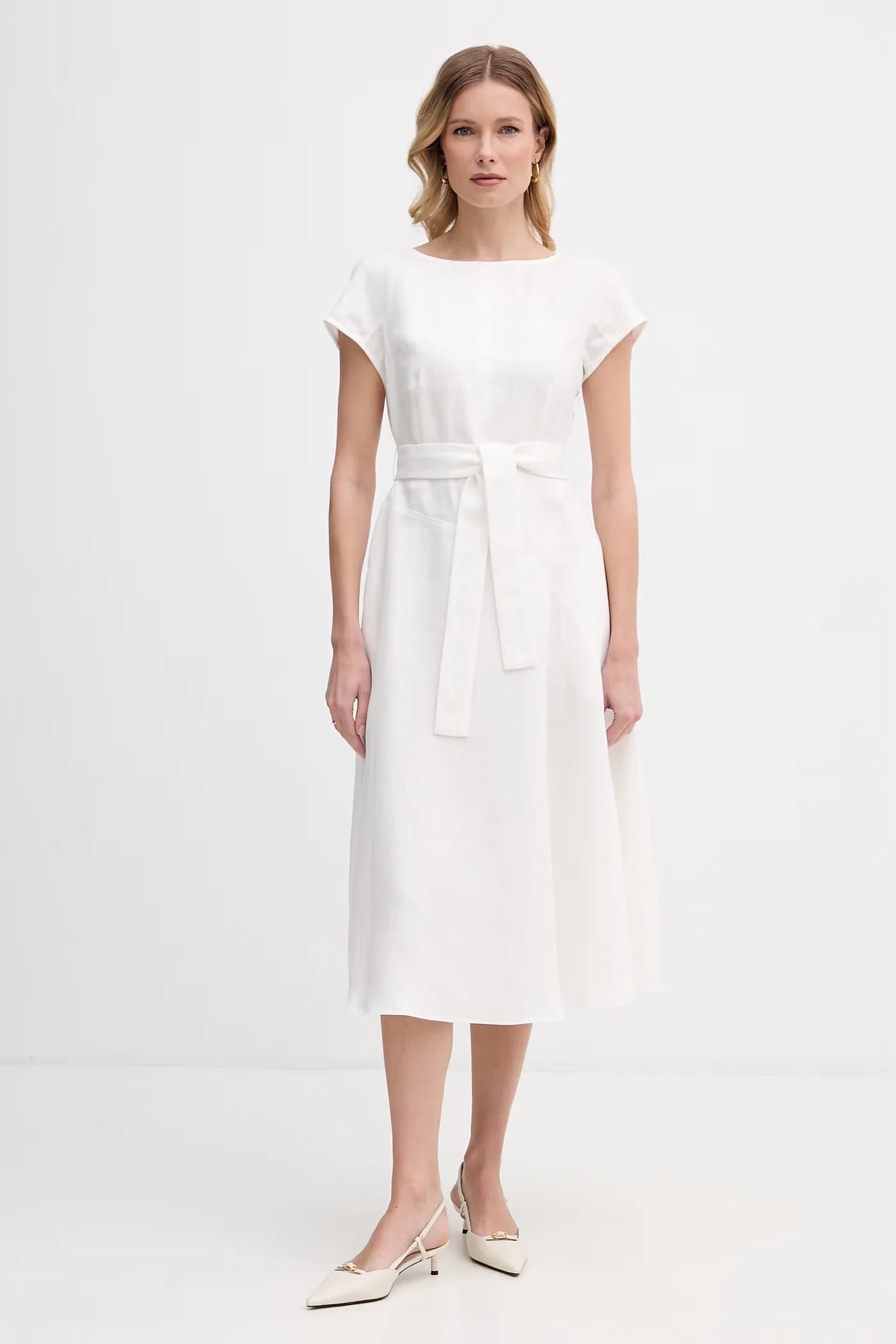льняное платье ESORDIO